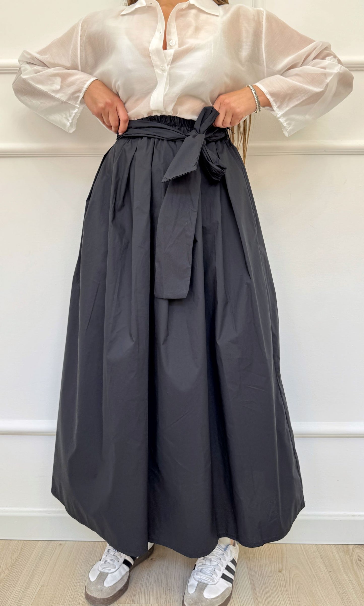 Gonnellone in cotone midi