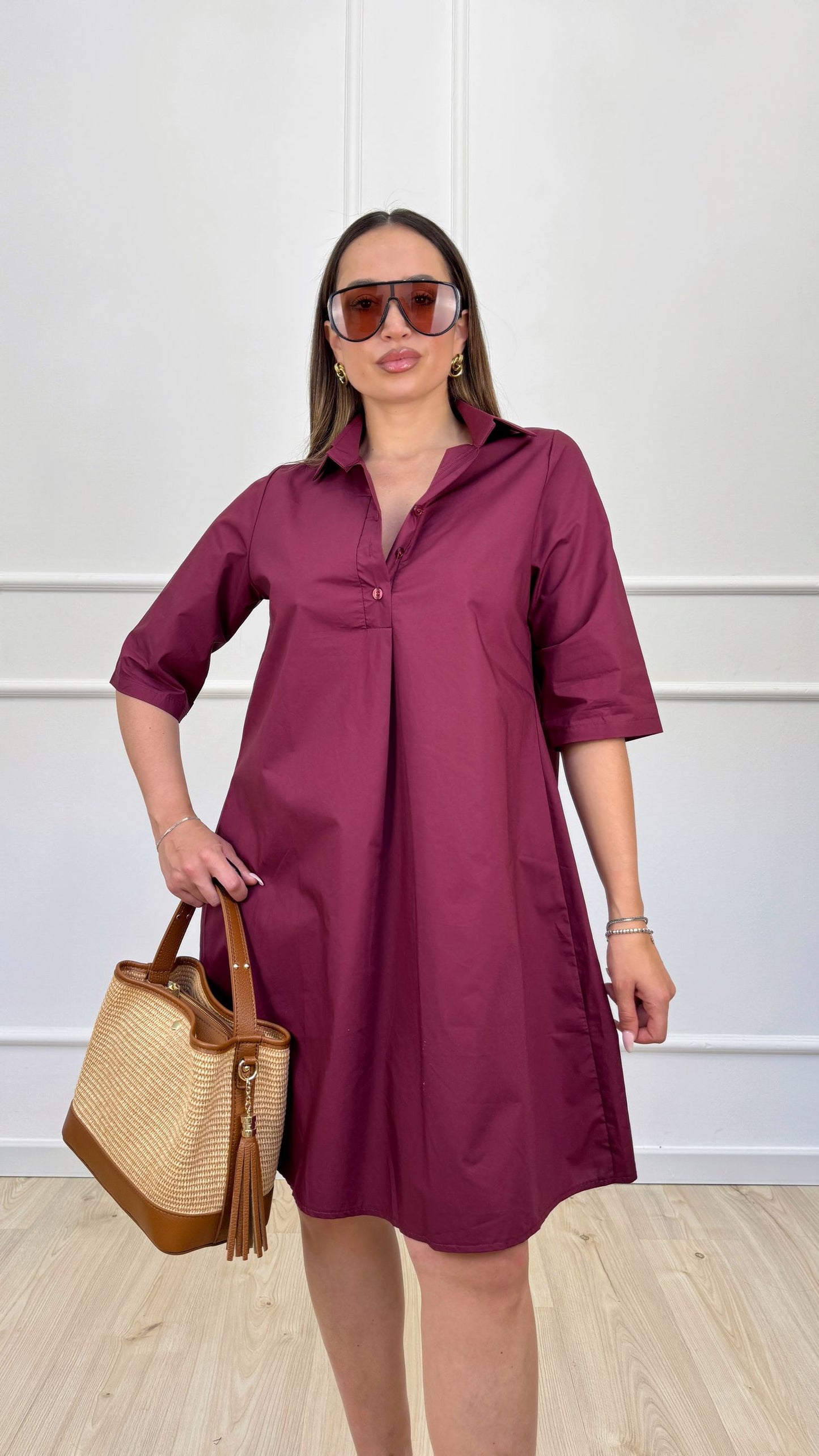 Vestito modello camicia