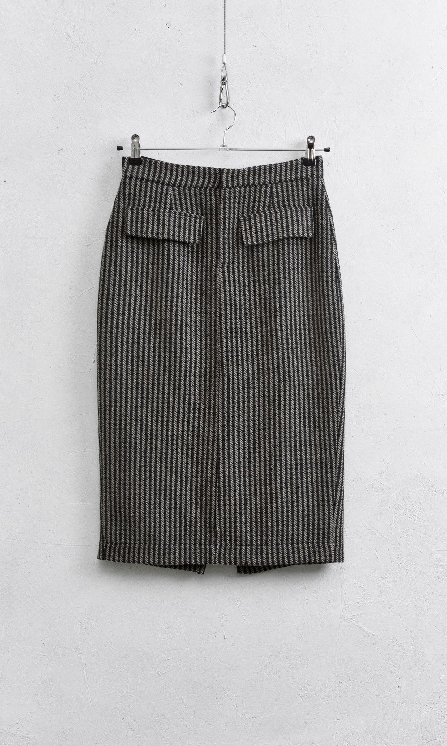 Gonna Pied de Poule verde