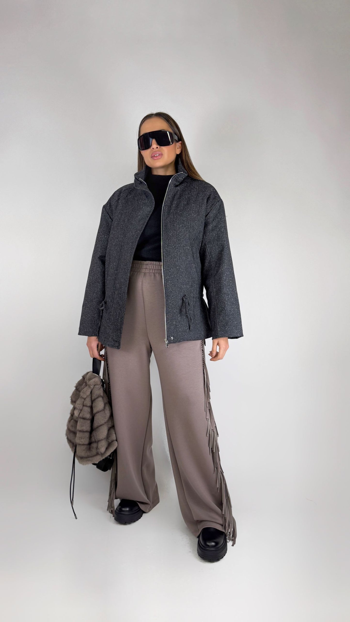 Giaccone con coulisse Lumina