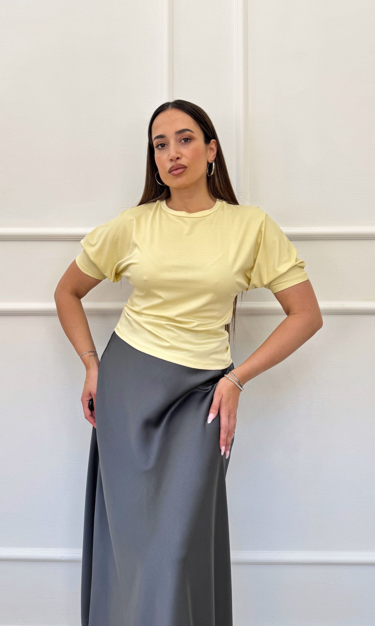 T-shirt manica kimono