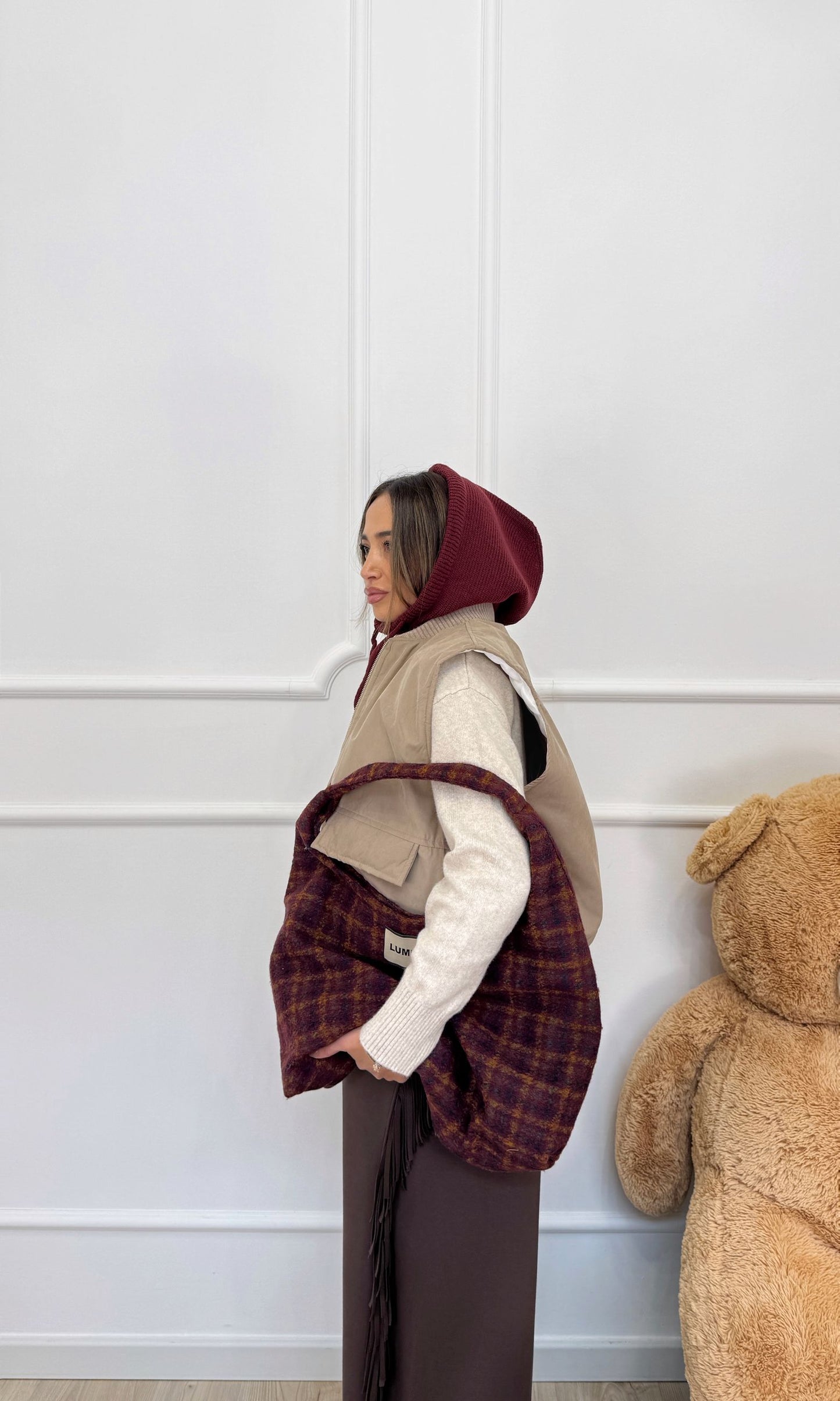 Borsa a quadri Lumina