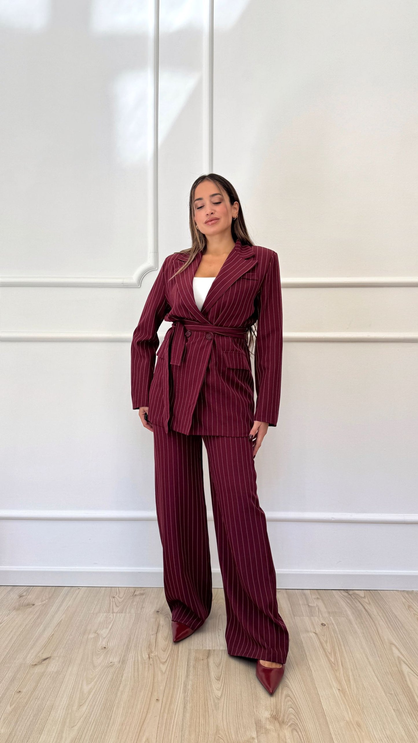 Tailleur gessato