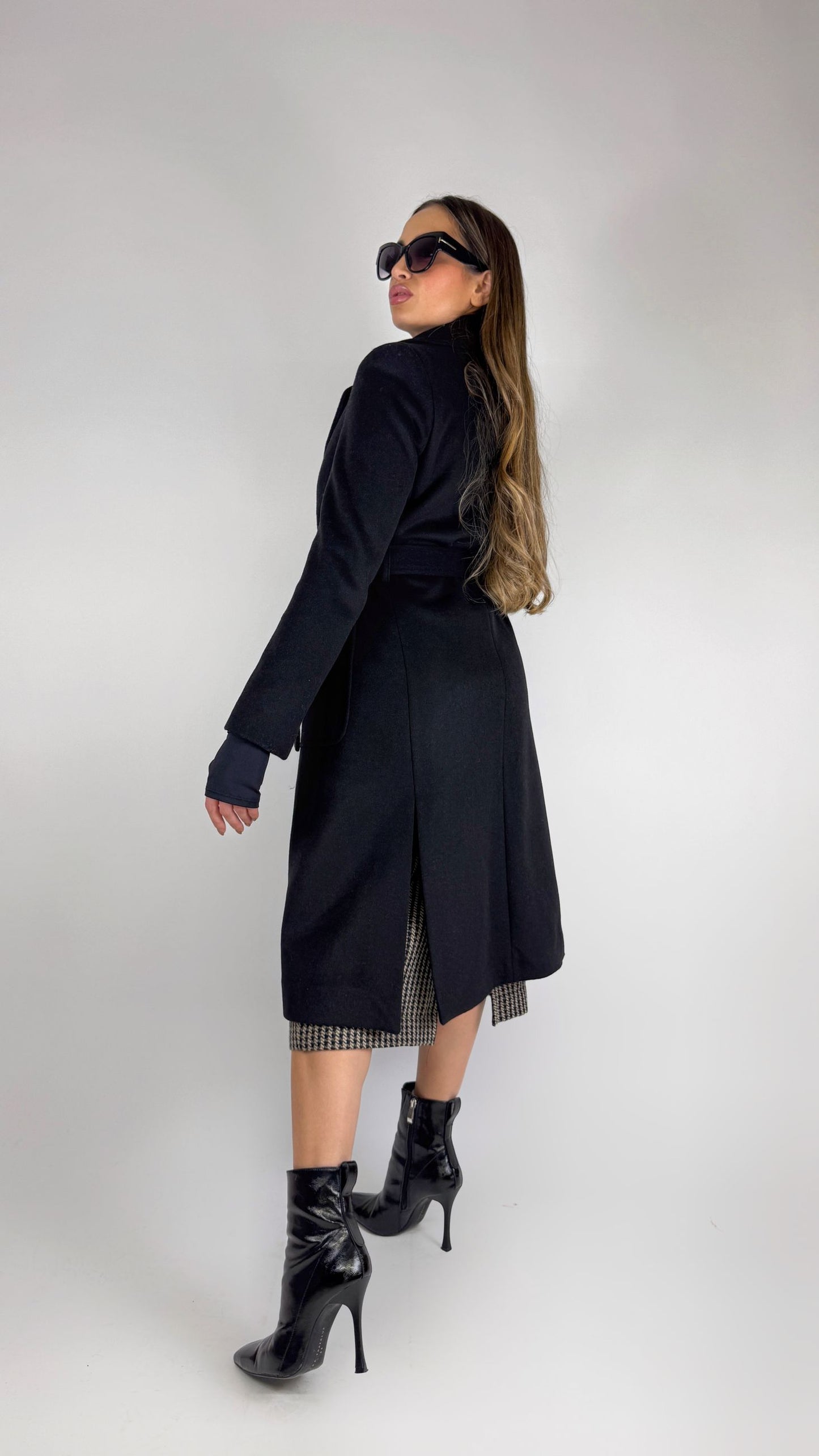 Cappotto Monopetto Nero 'By Miriam Russo'