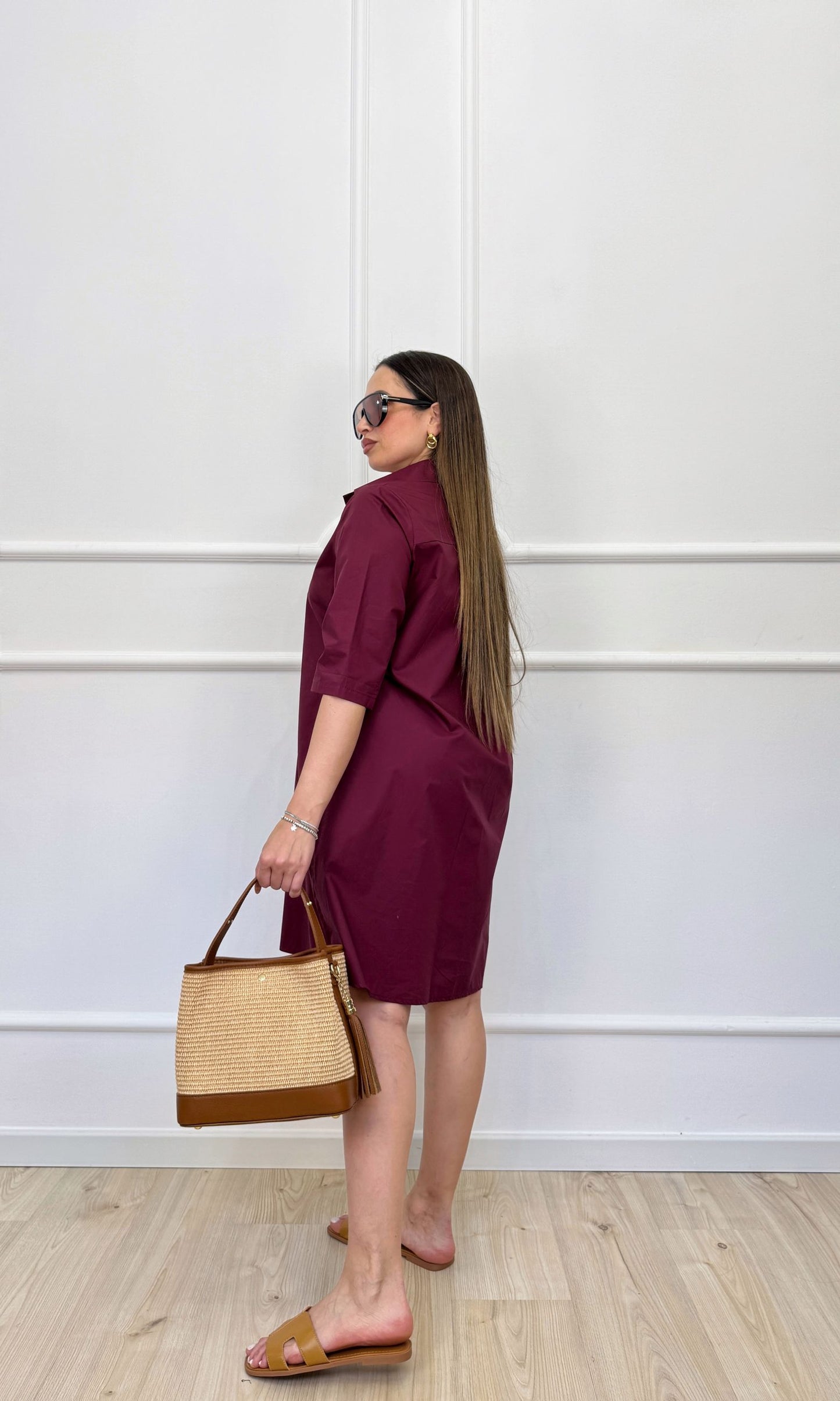 Vestito modello camicia