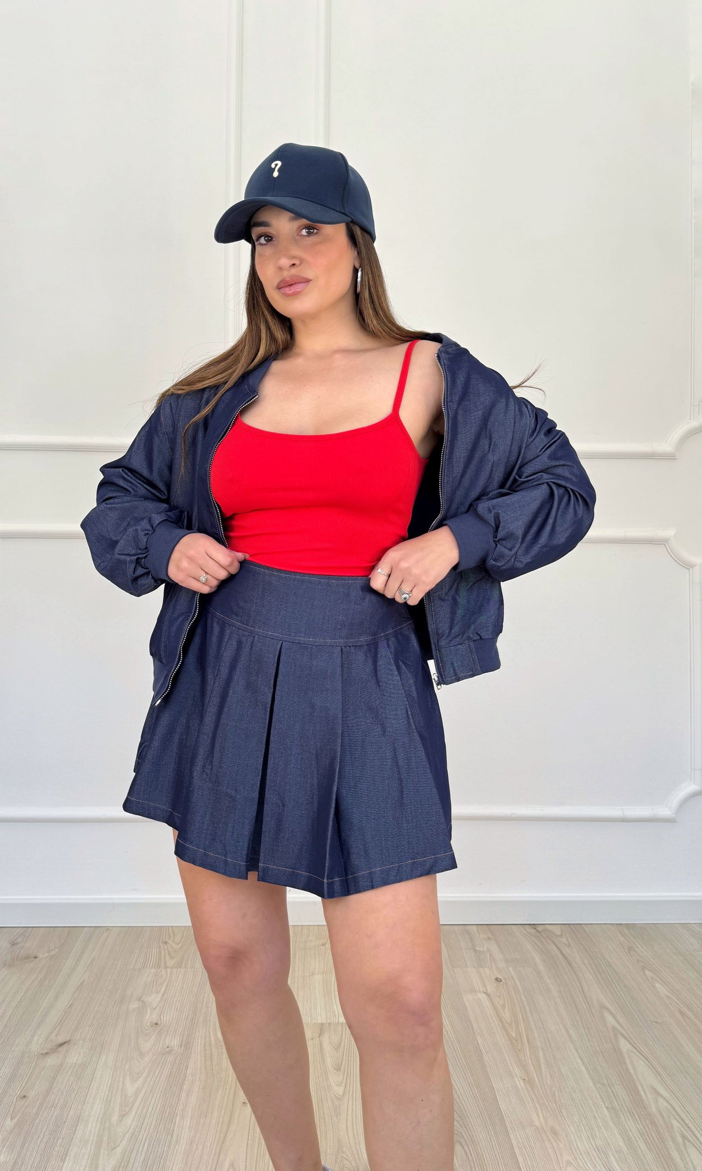Completo college in denim