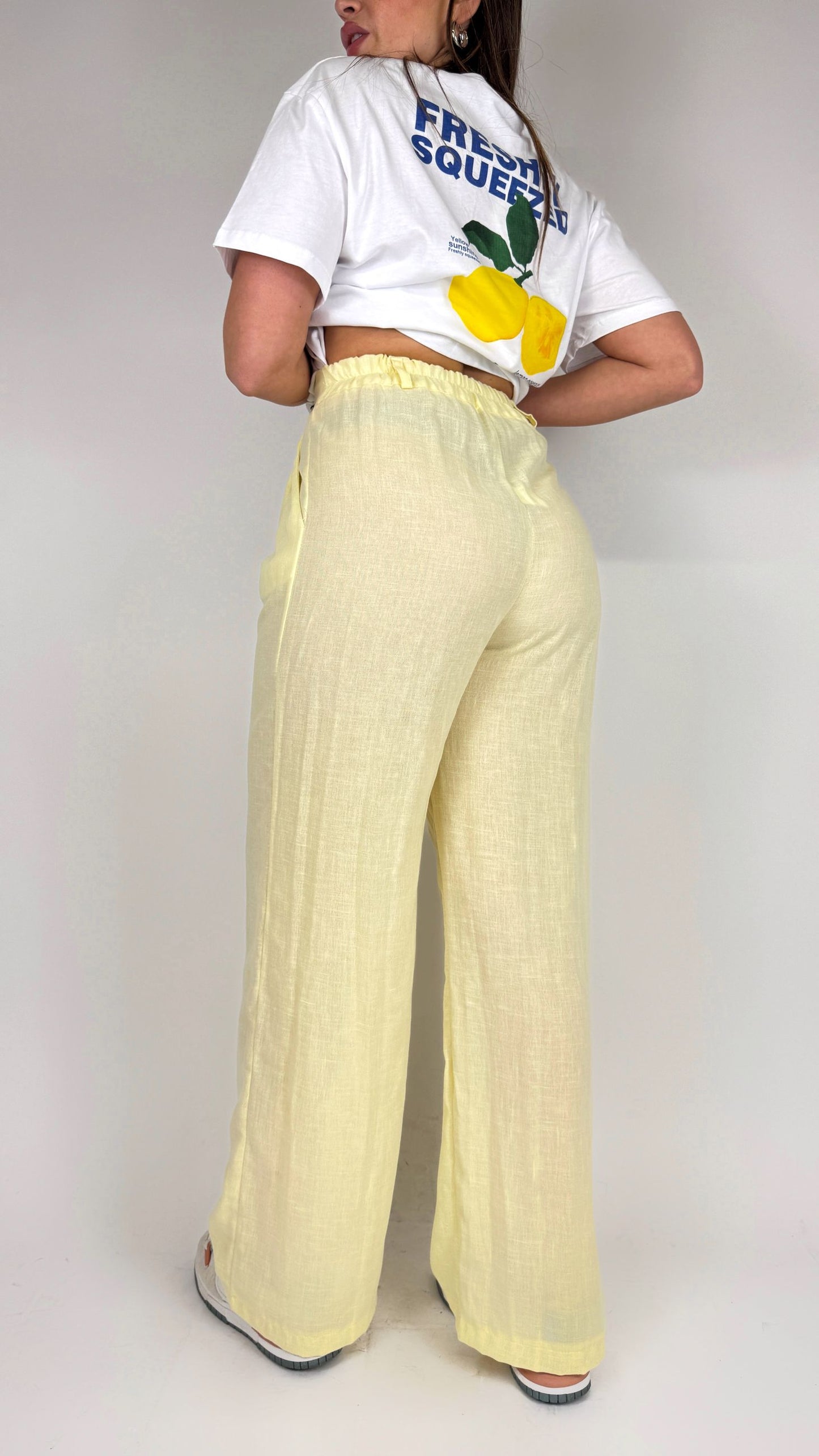 Pantalone palazzo lino