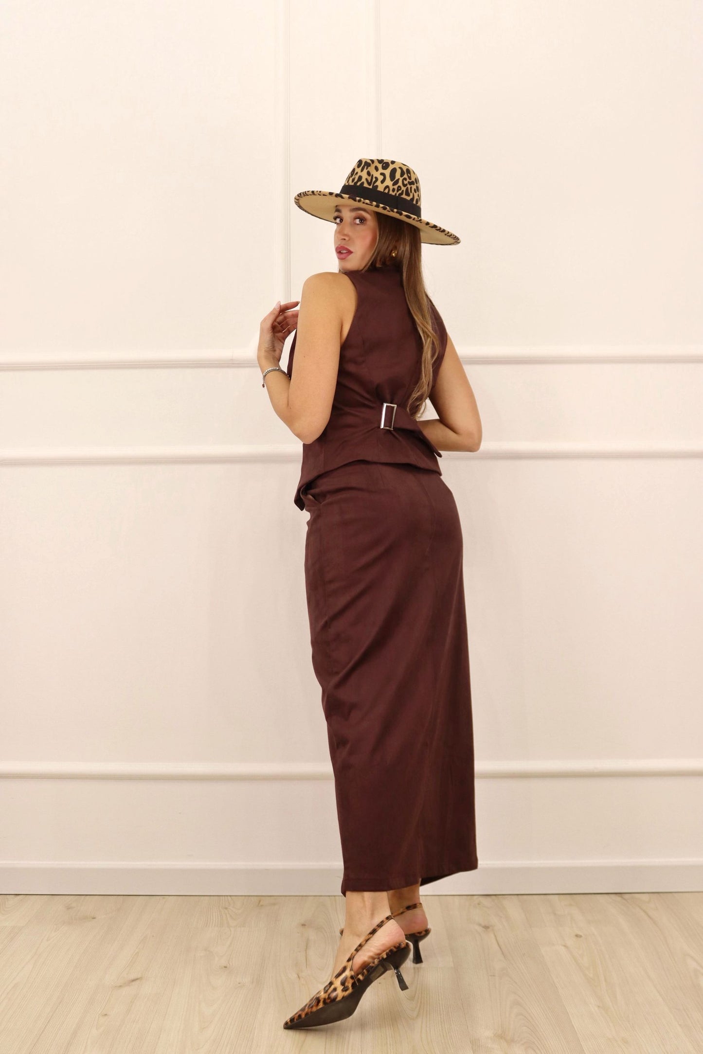 Completo 'Marianne' bordeaux