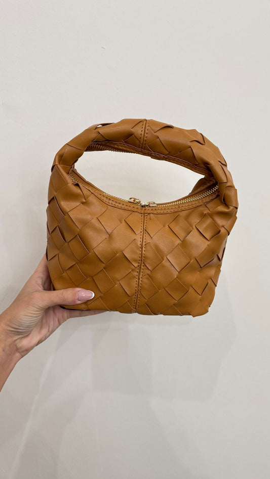 Borsa 'Braid' cuoio