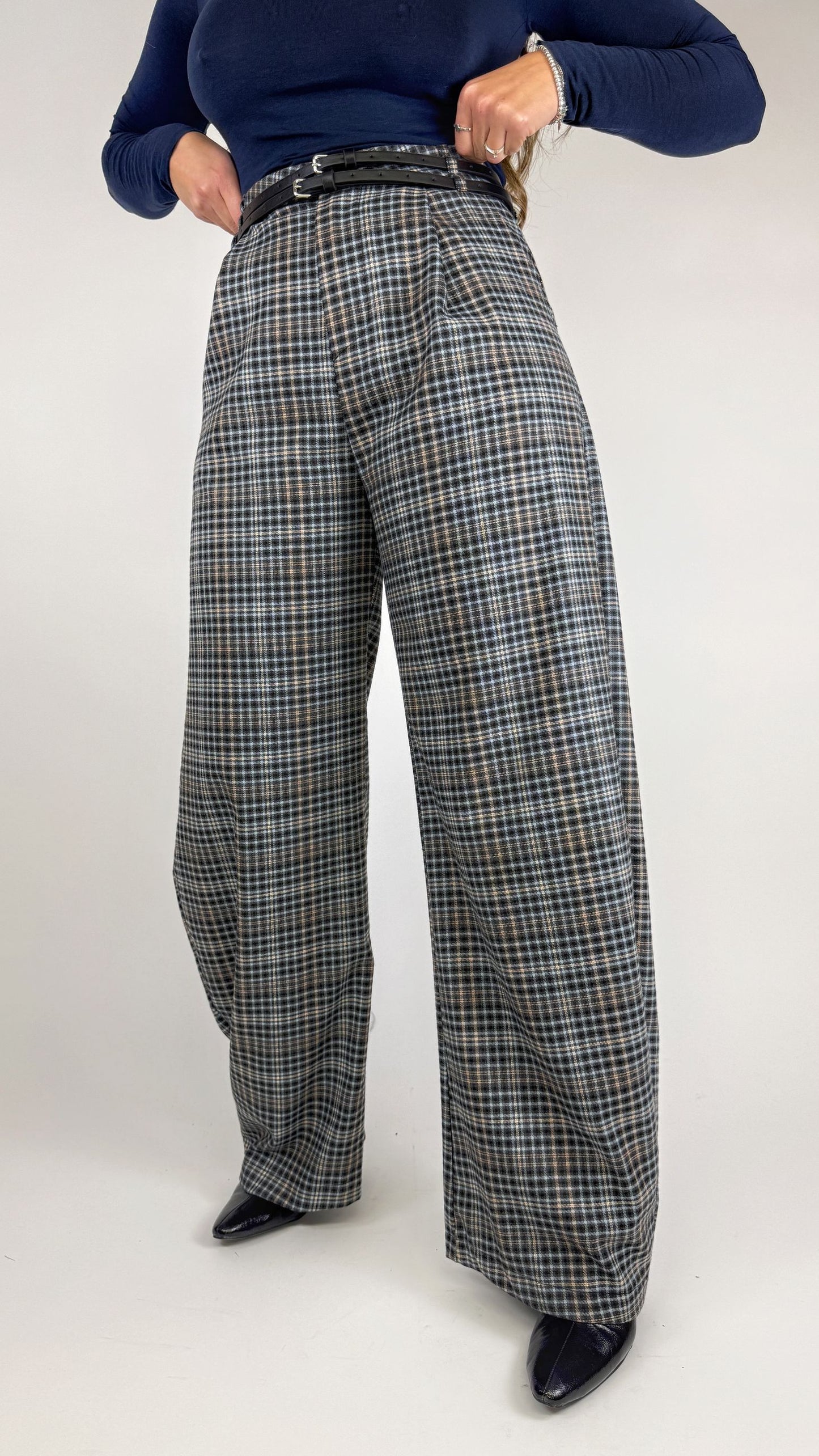 Pantalone ballon quadretti Lumina