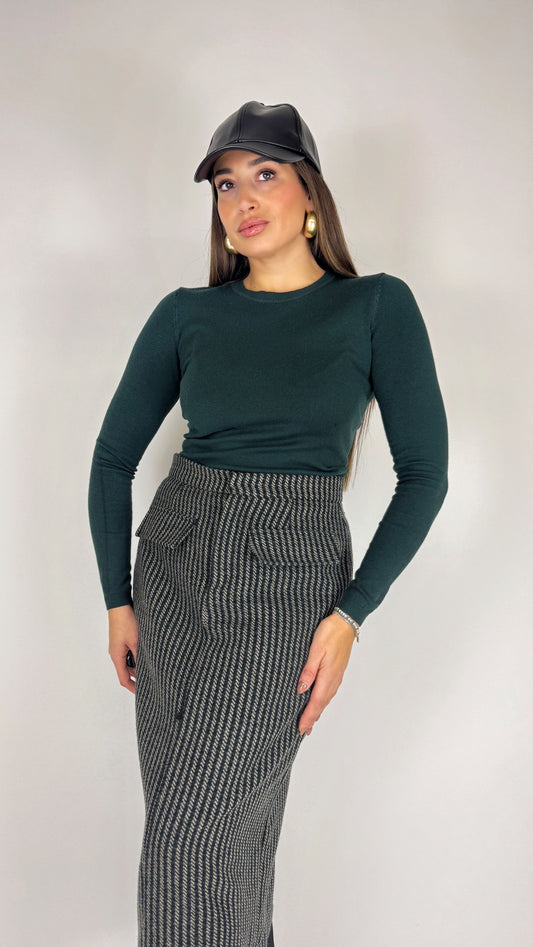 Maglia girocollo basic