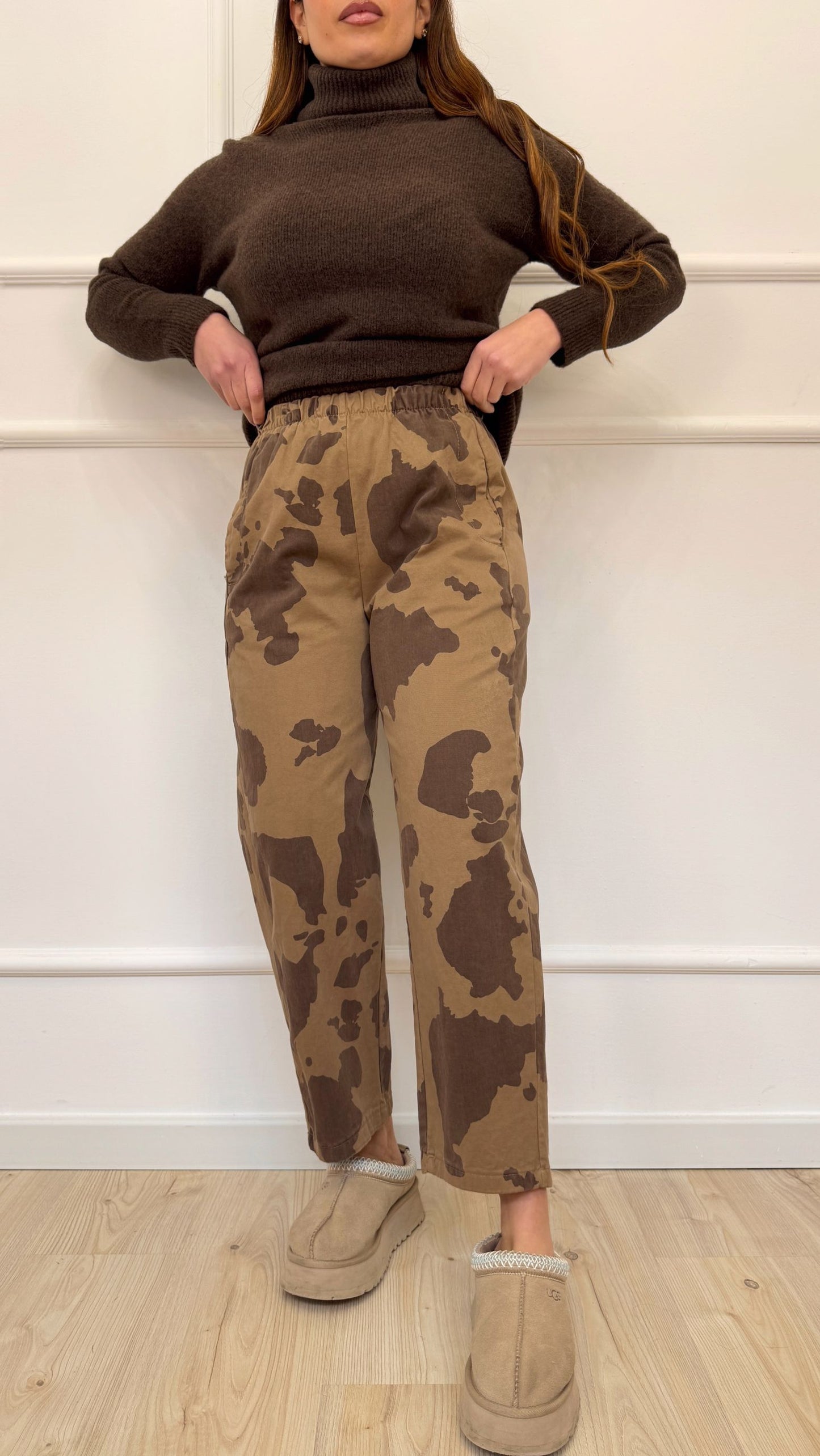 Pantalone ballon muccato