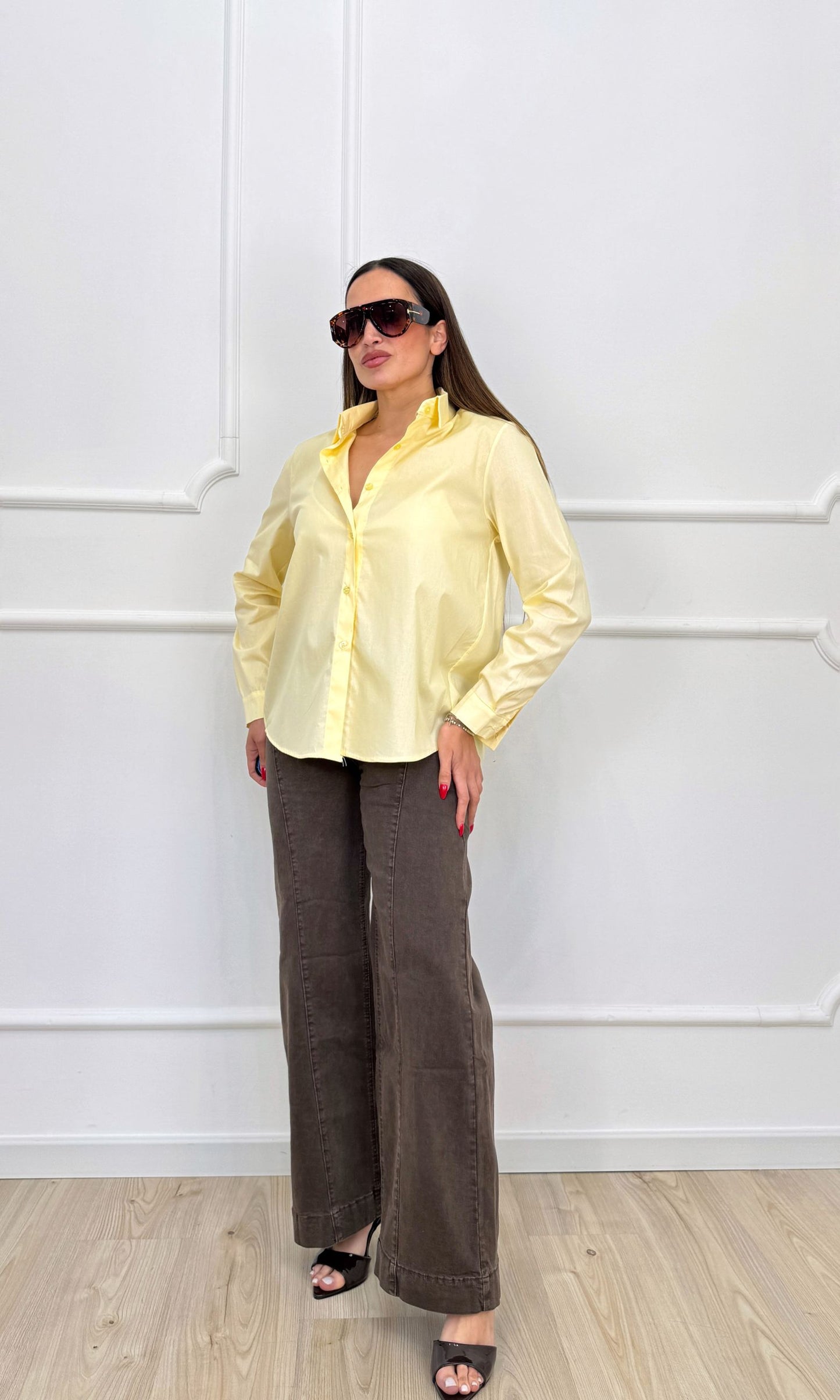 Camicia basic ampia