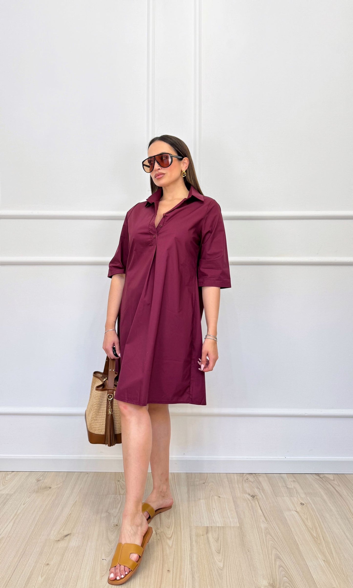 Vestito modello camicia