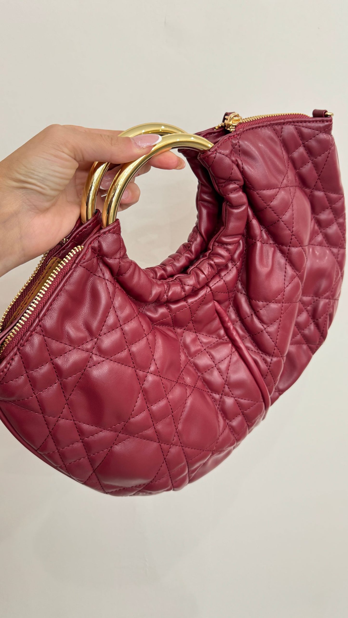 Borsa 'Vivian' bodeaux