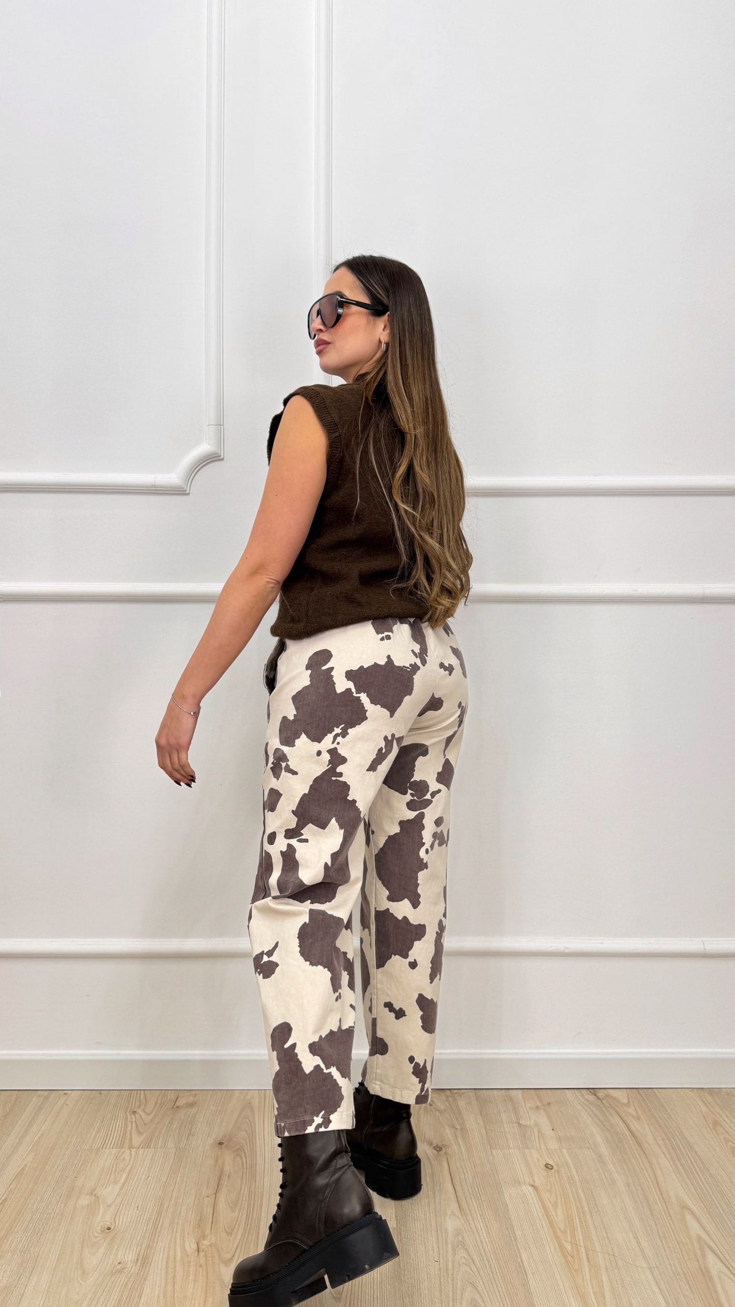 Pantalone ballon muccato