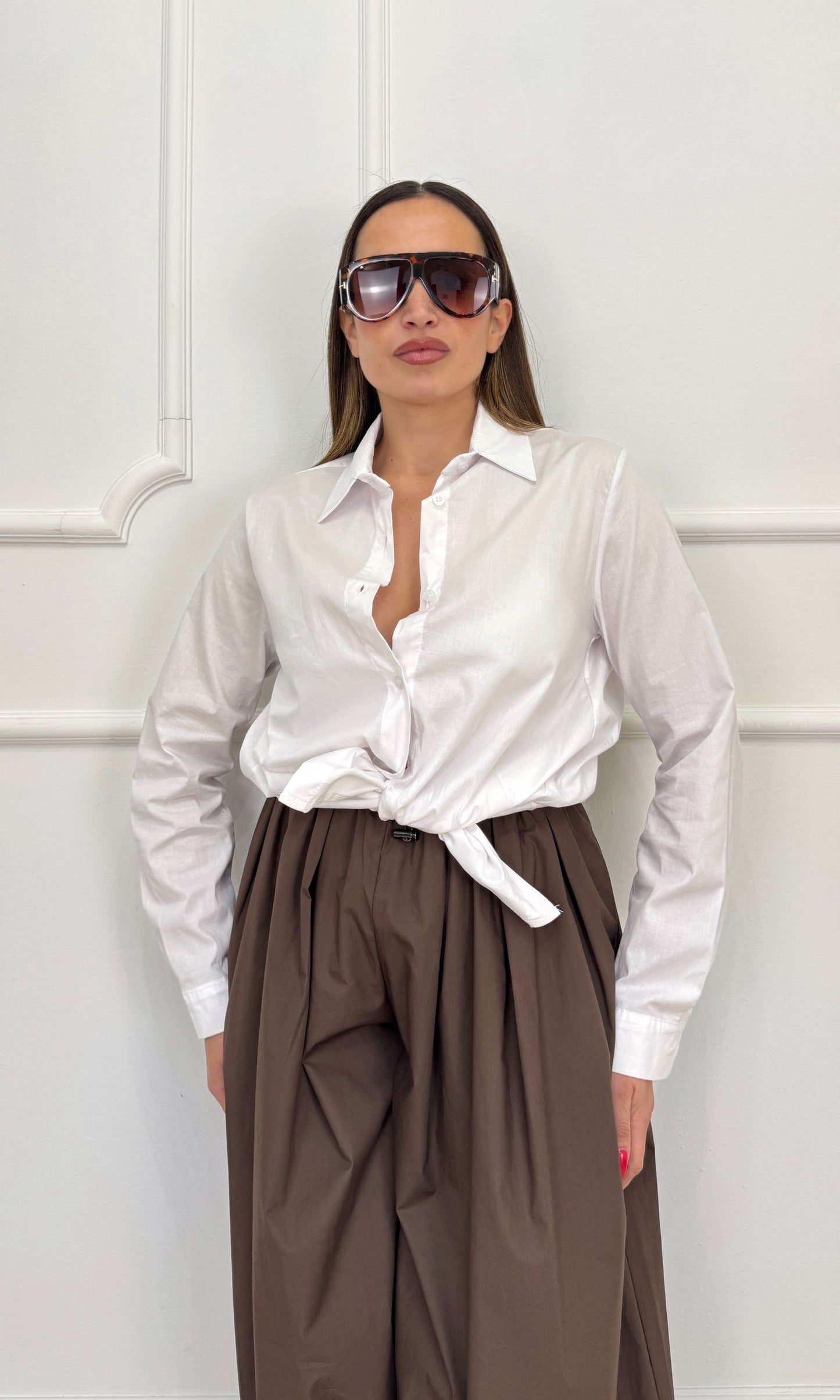 Camicia basic ampia