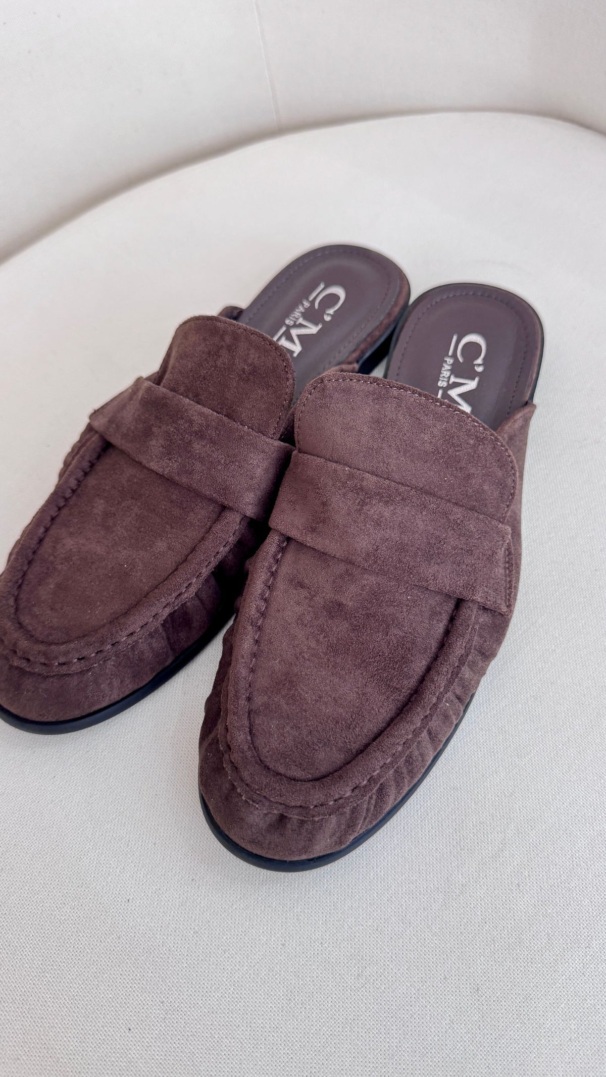 Sabot mocassino marrone
