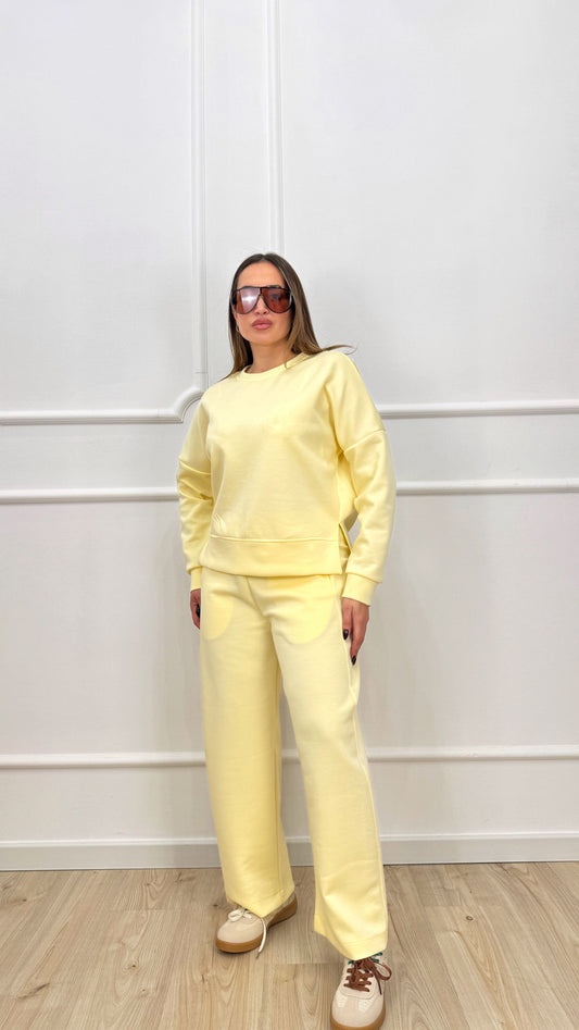 Completo di tuta basic pastello