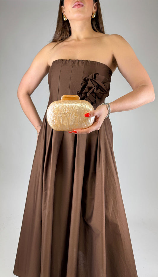 Pochette osso Nude