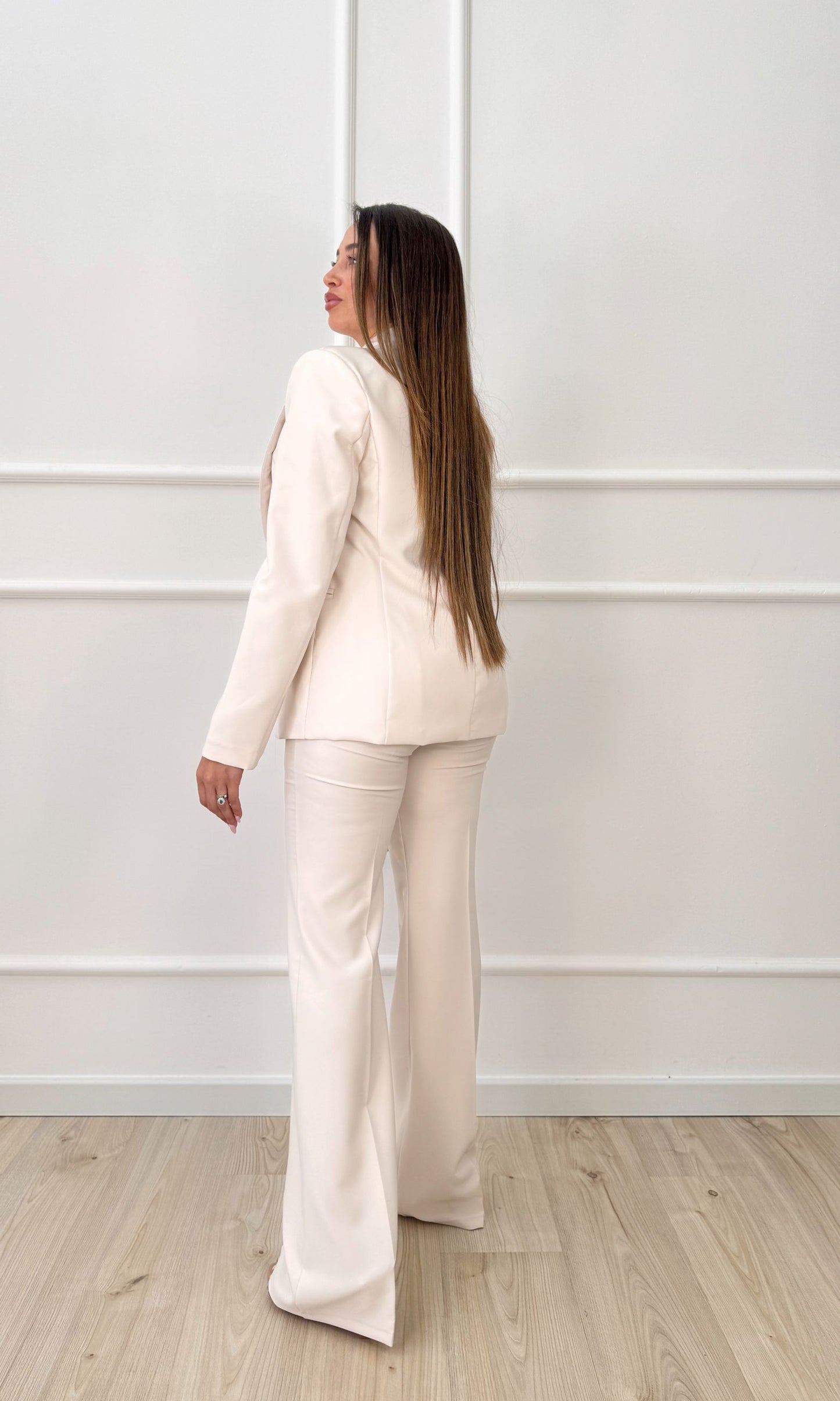 Tailleur beige