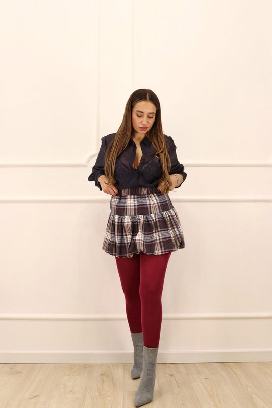 Gonna palloncino quadri