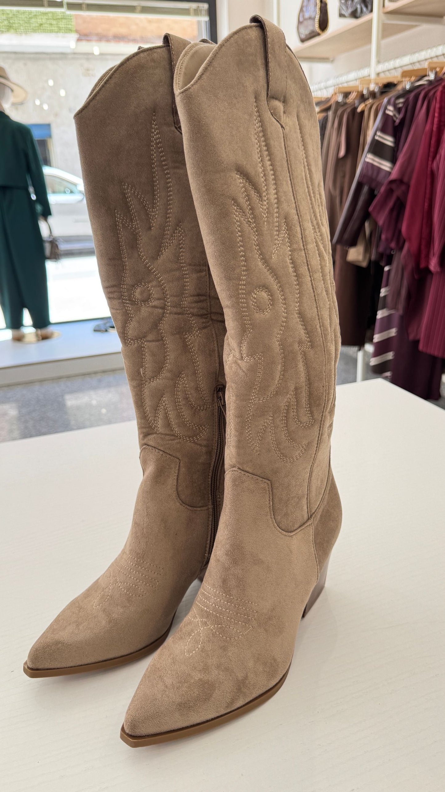 Texano camoscio classico