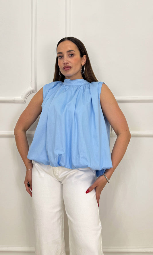 Camicia a palloncino aperta dietro