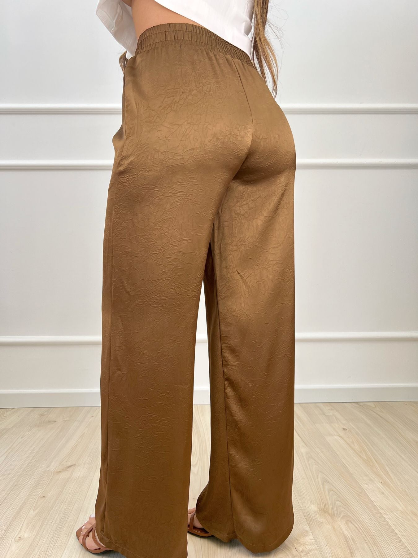 Pantalone in raso Lumina