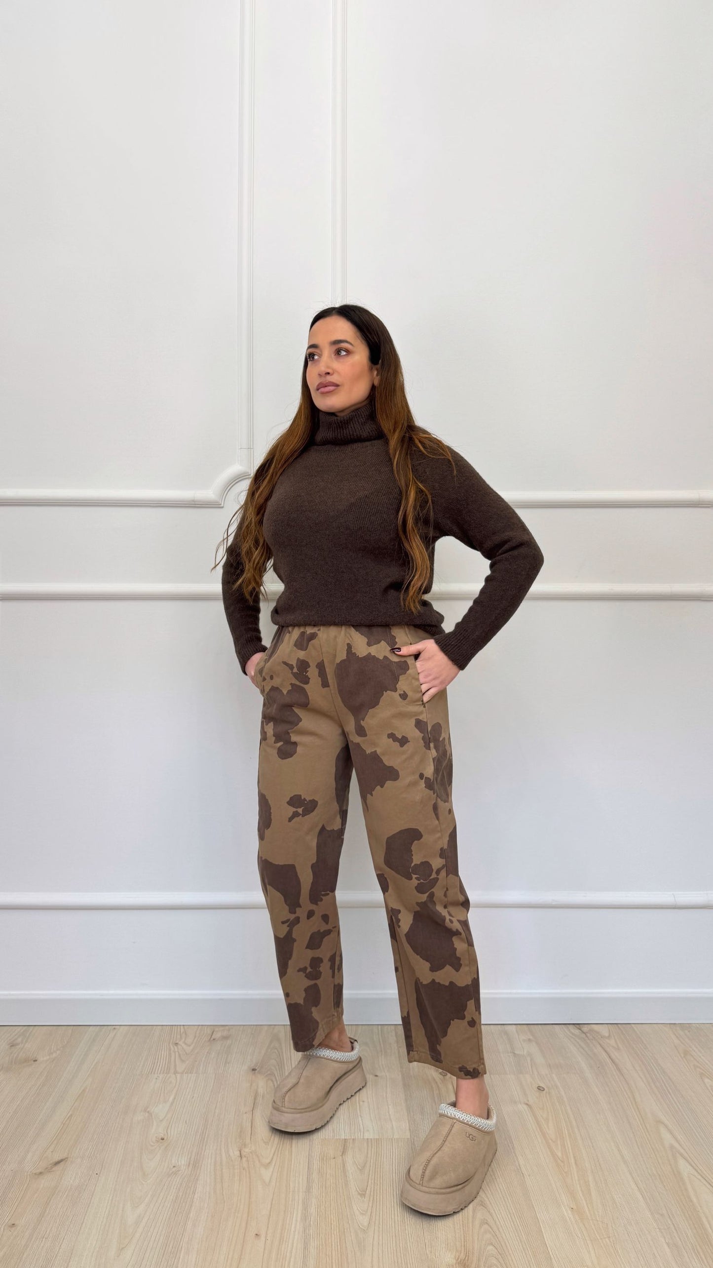 Pantalone ballon muccato