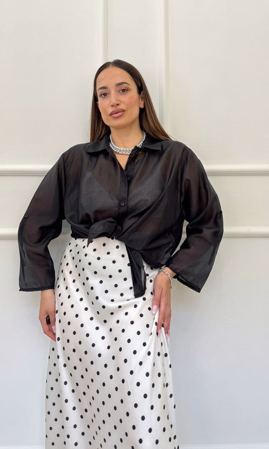 Camicia in tencel Basic