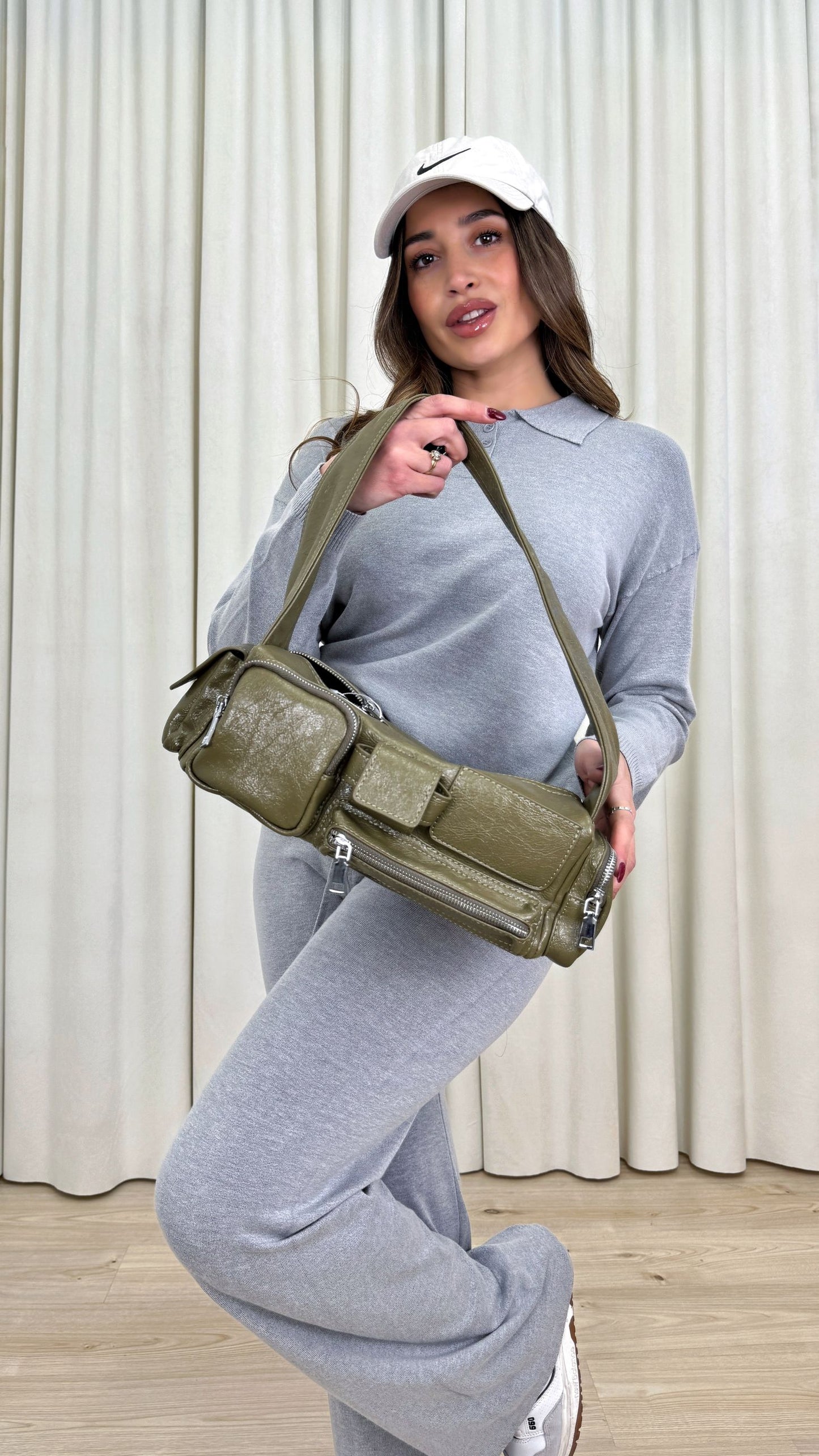 Borsa multitasking verde