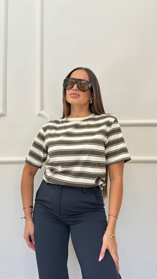T-shirt righe larghe