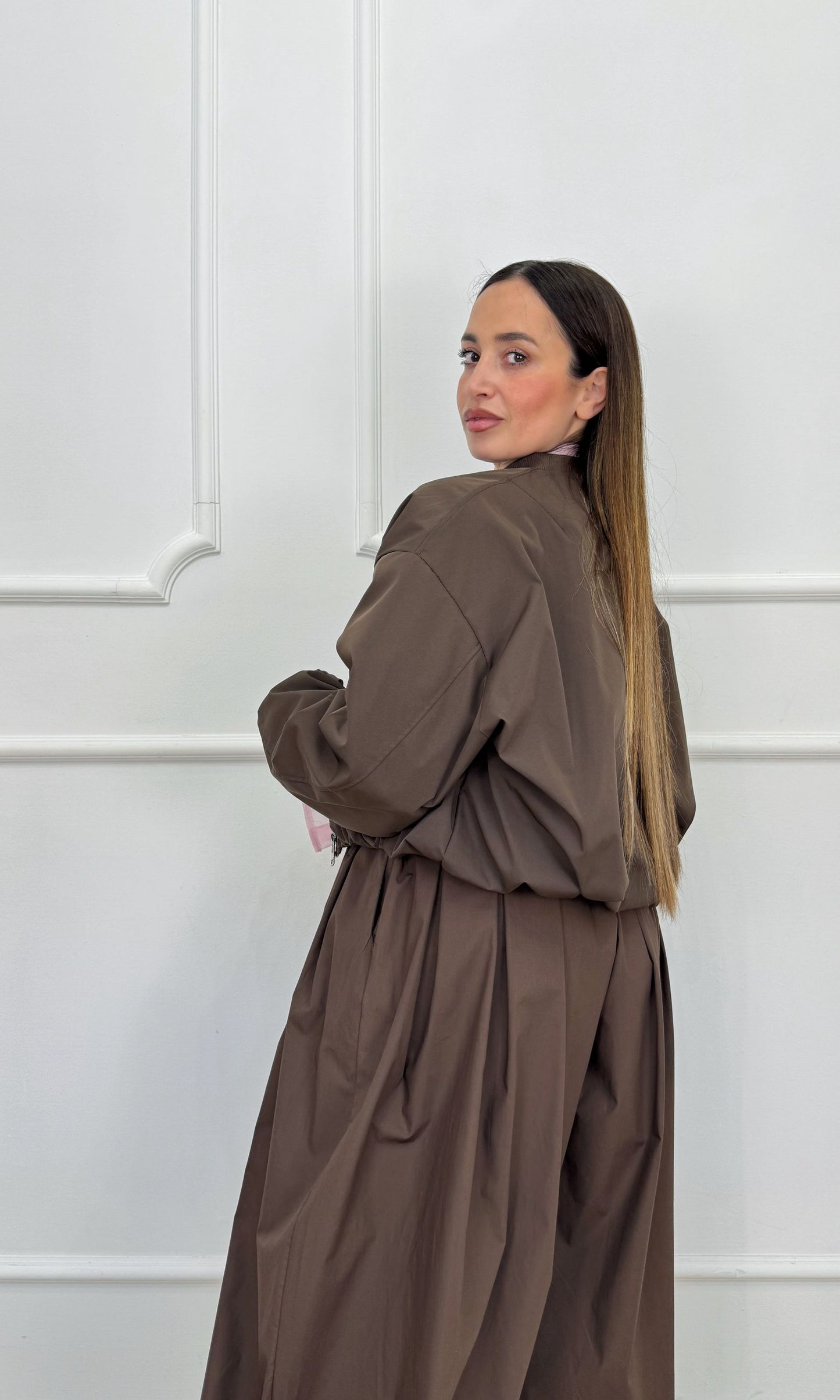 Bomber in nylon