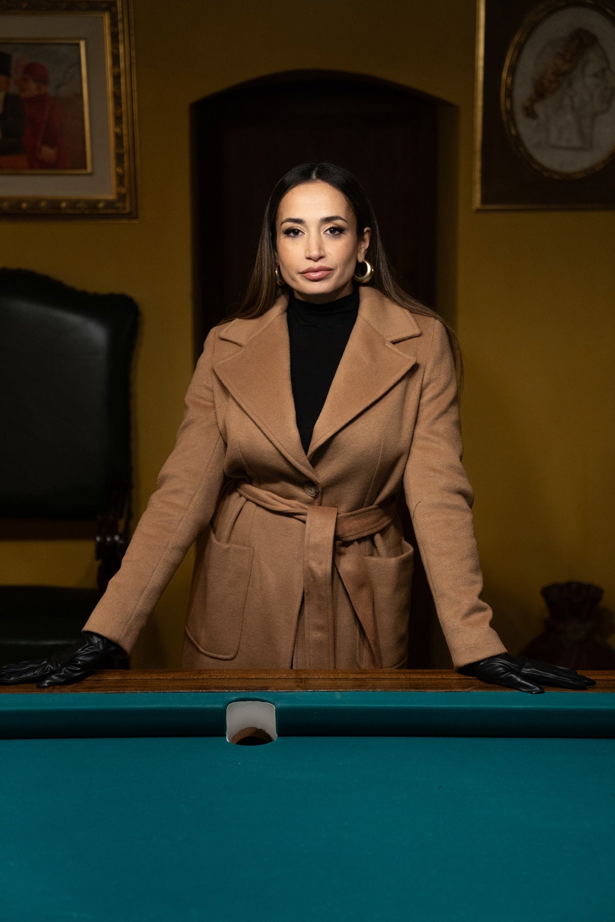 Cappotto monopetto cammello 'By Miriam Russo'