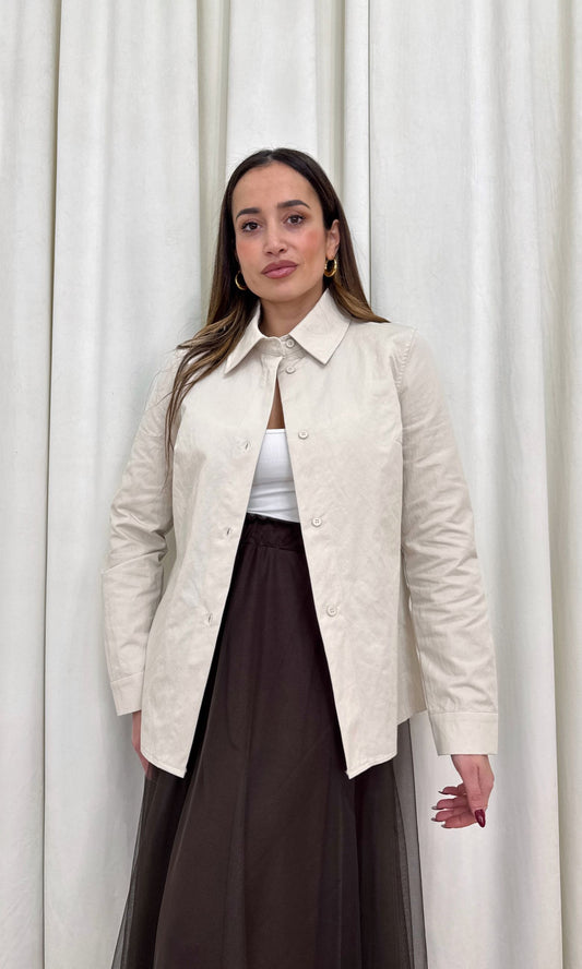 Camicia con impunture Lumina