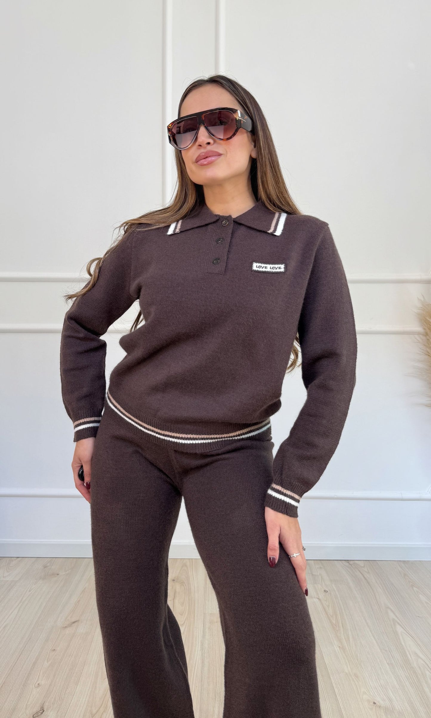 Coordinato polo 'Love'