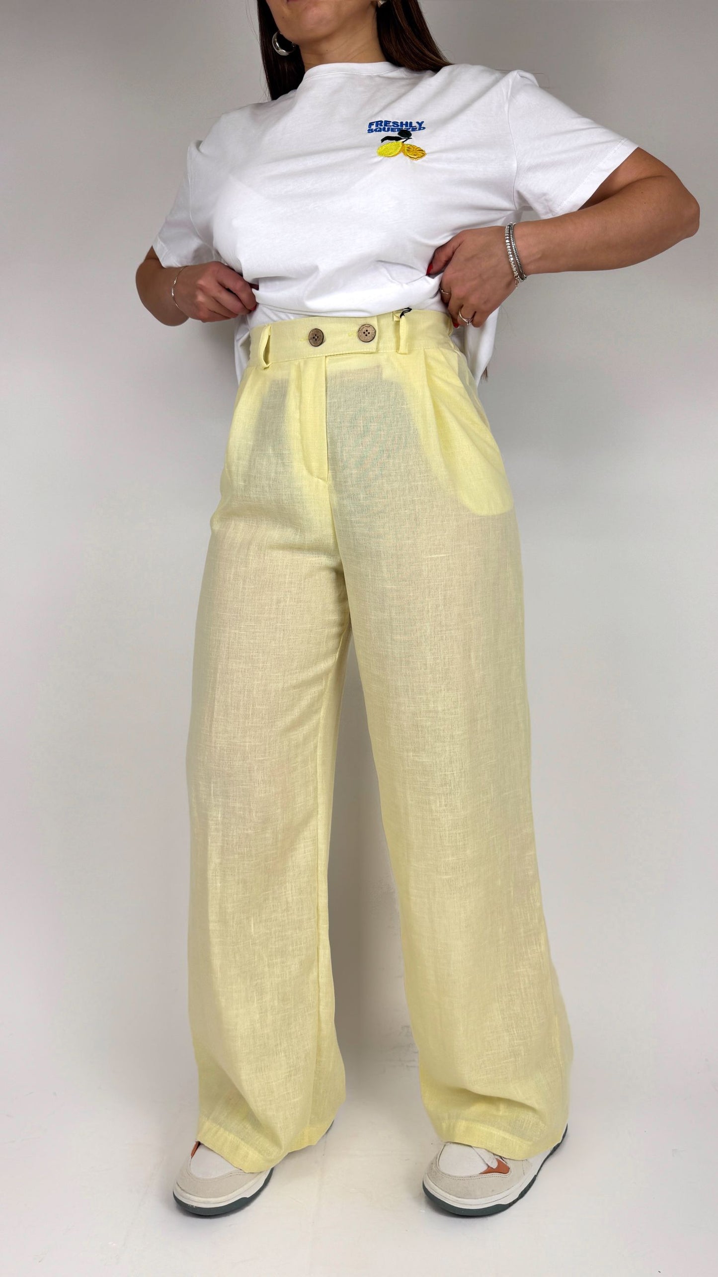 Pantalone palazzo lino