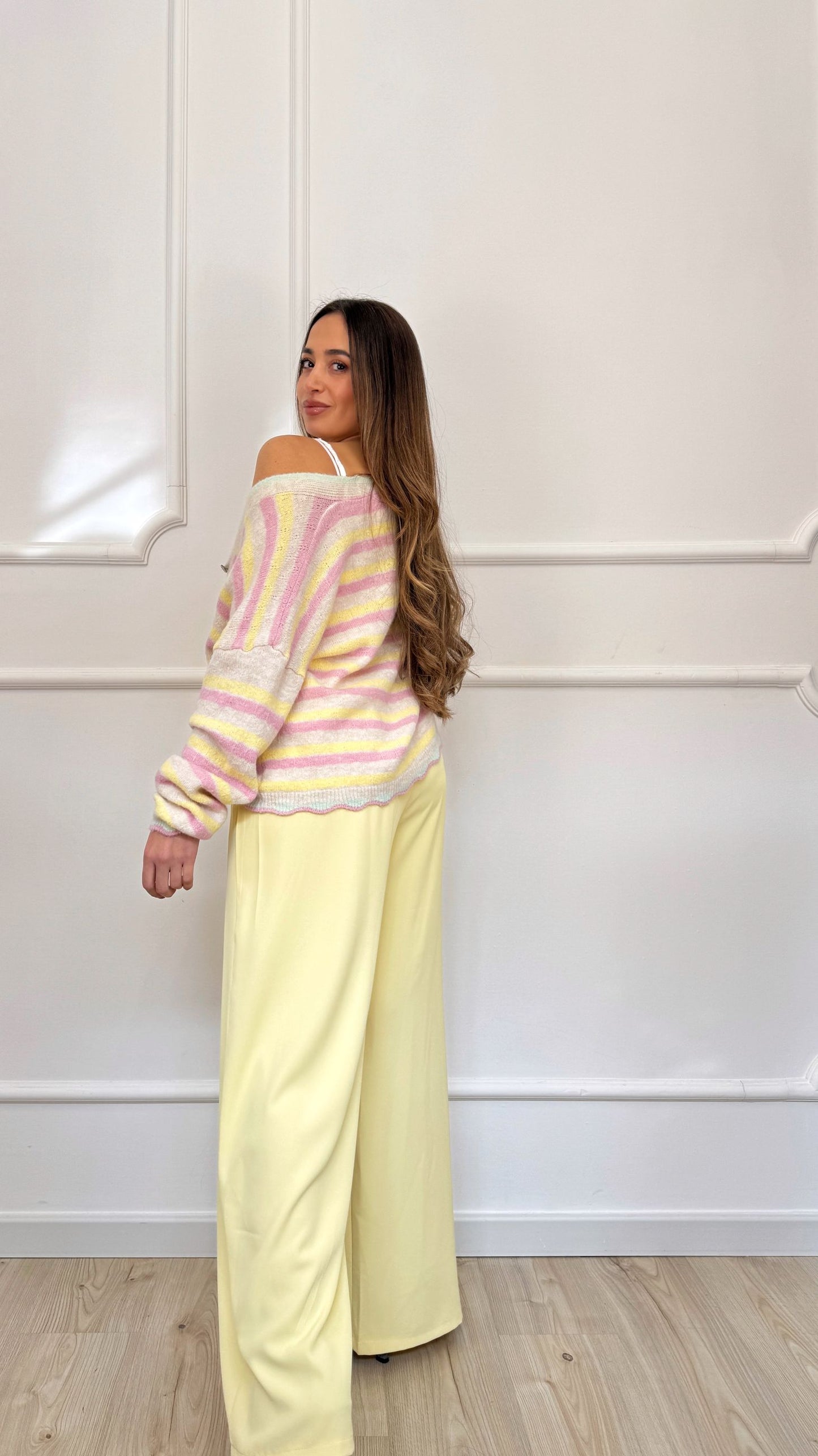 Pantalone con pences 'Spring'