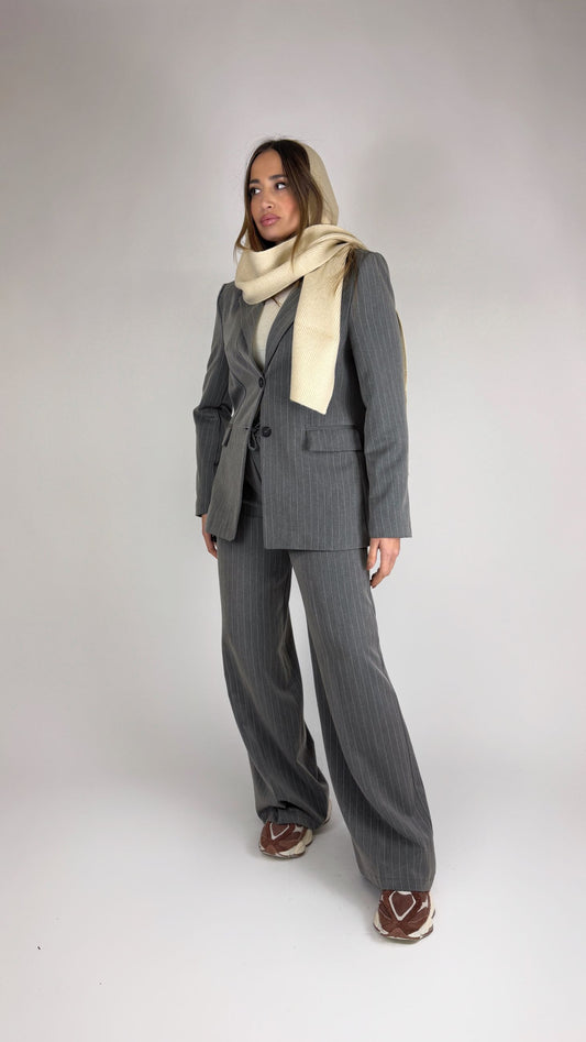 Tailleur “Office” gessato