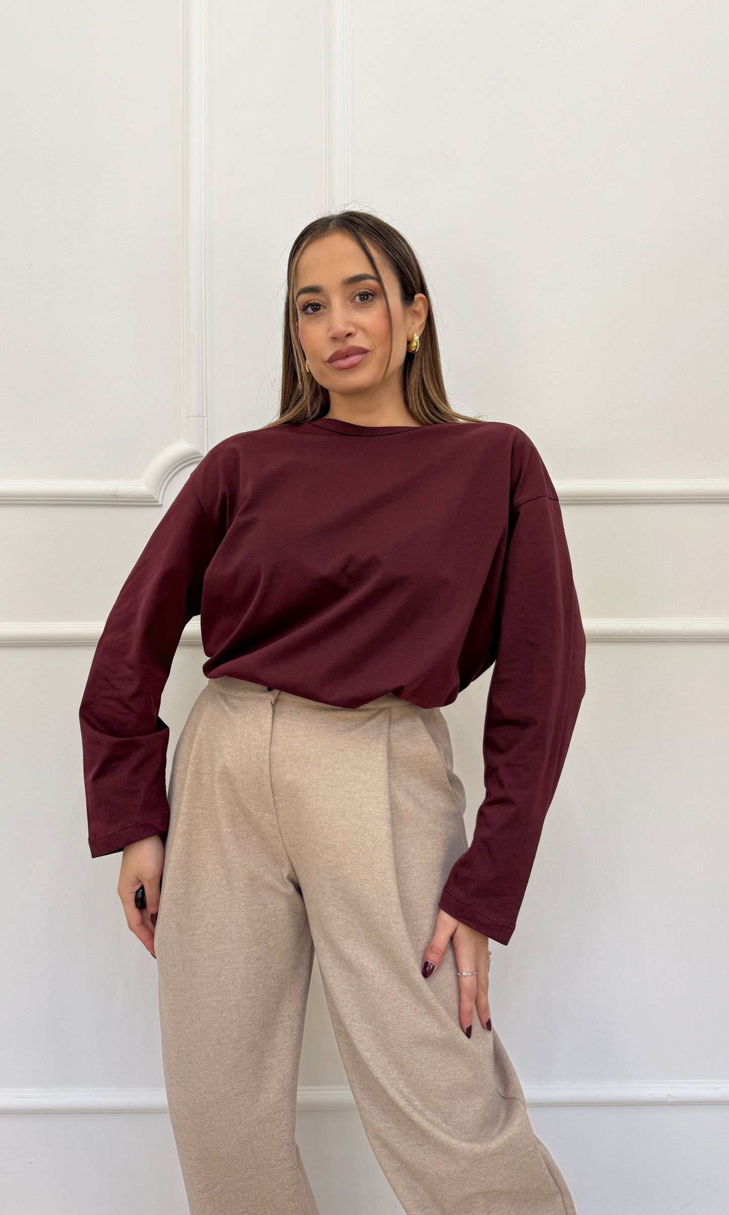 Maglia over bordeaux