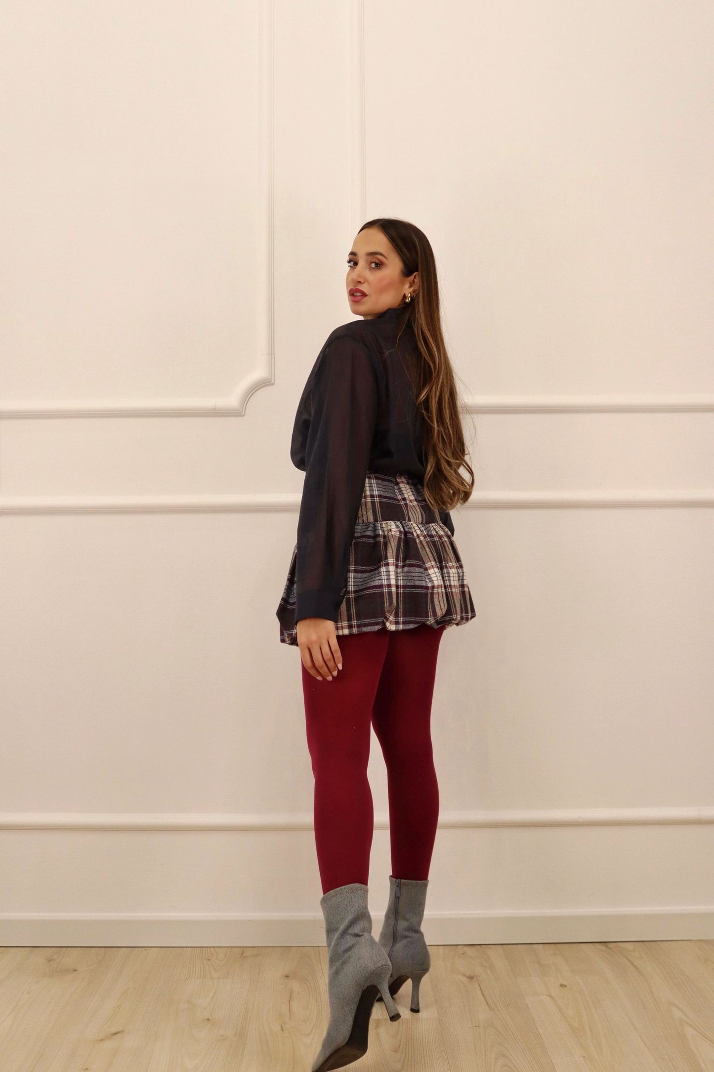 Gonna palloncino quadri