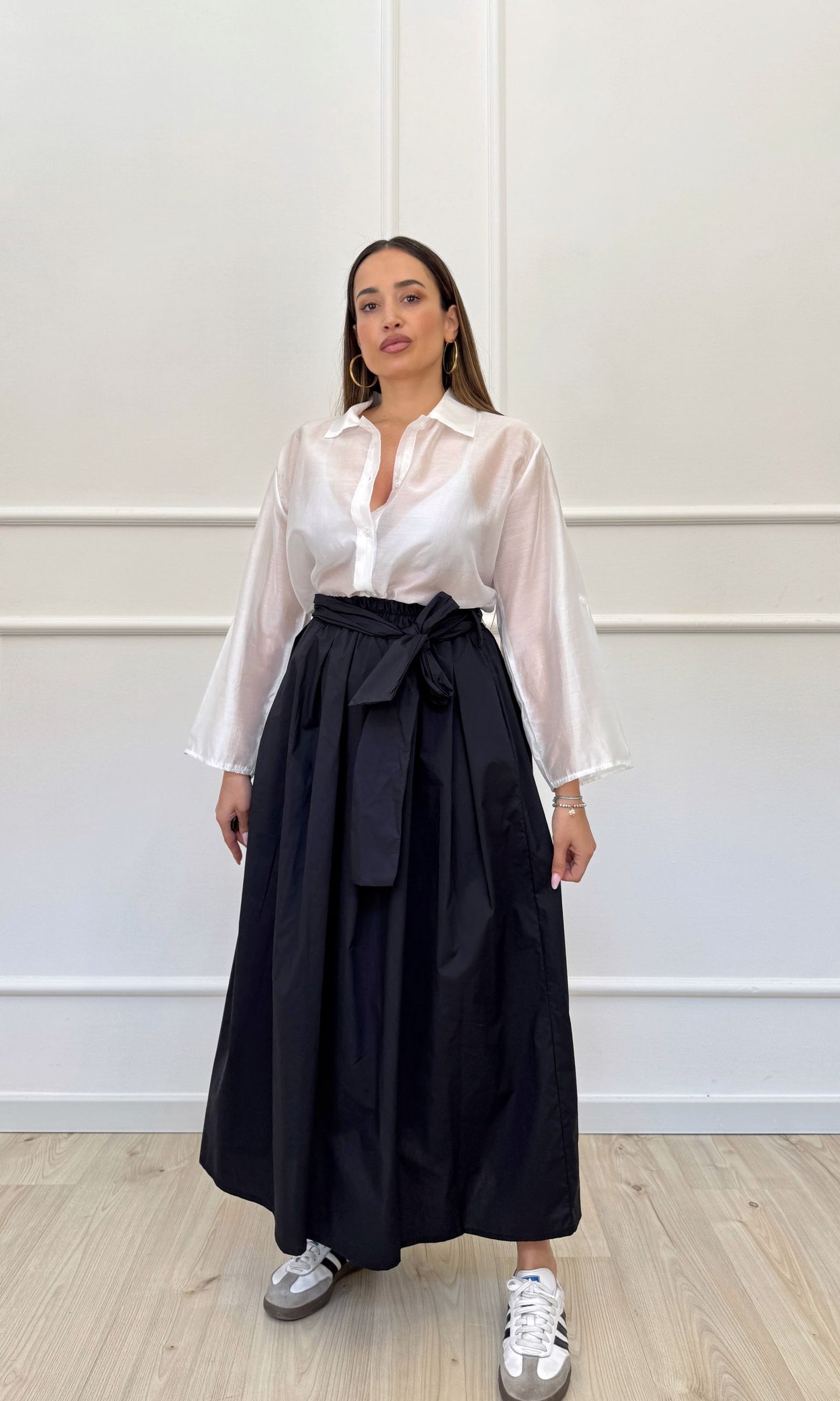 Gonnellone in cotone midi