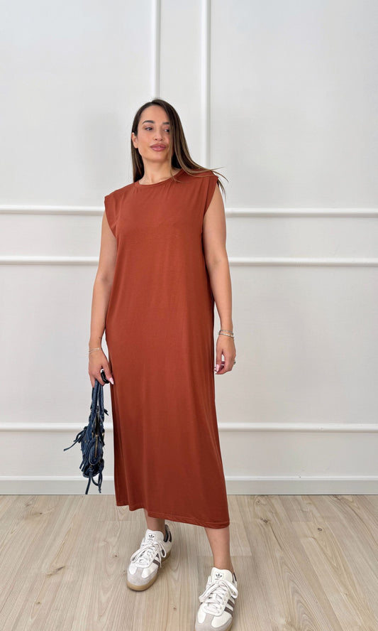 Vestito giro maniche in maglina