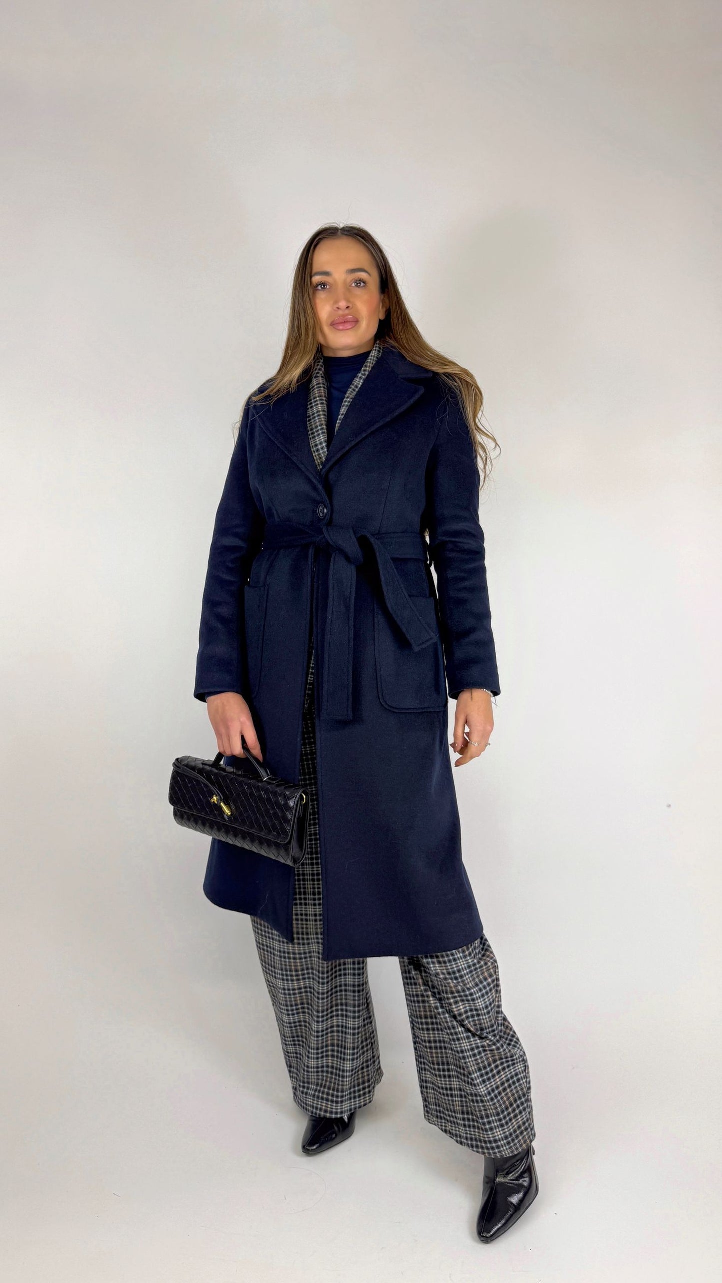 Cappotto Monopetto Blu 'By Miriam Russo'