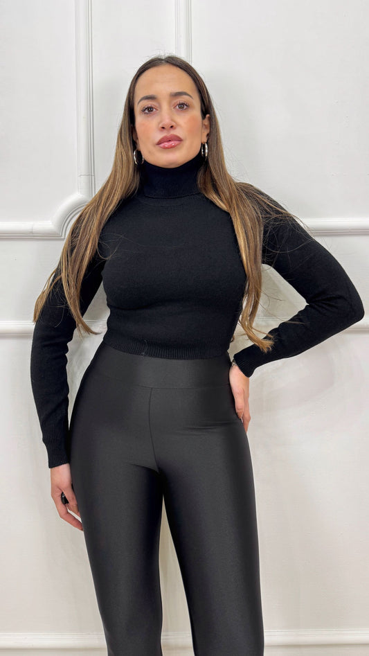 Lupetto pesante crop