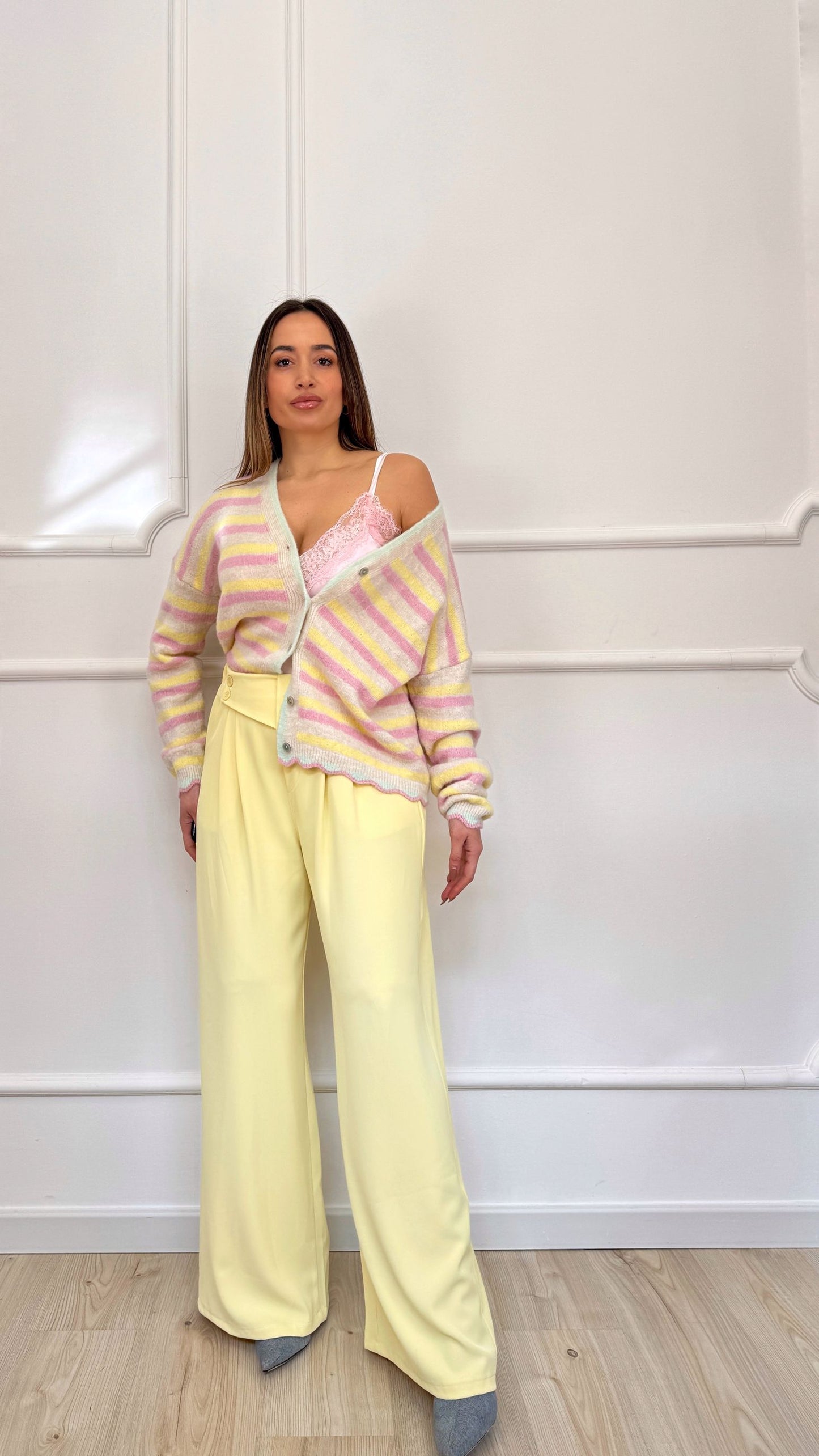 Pantalone con pences 'Spring'