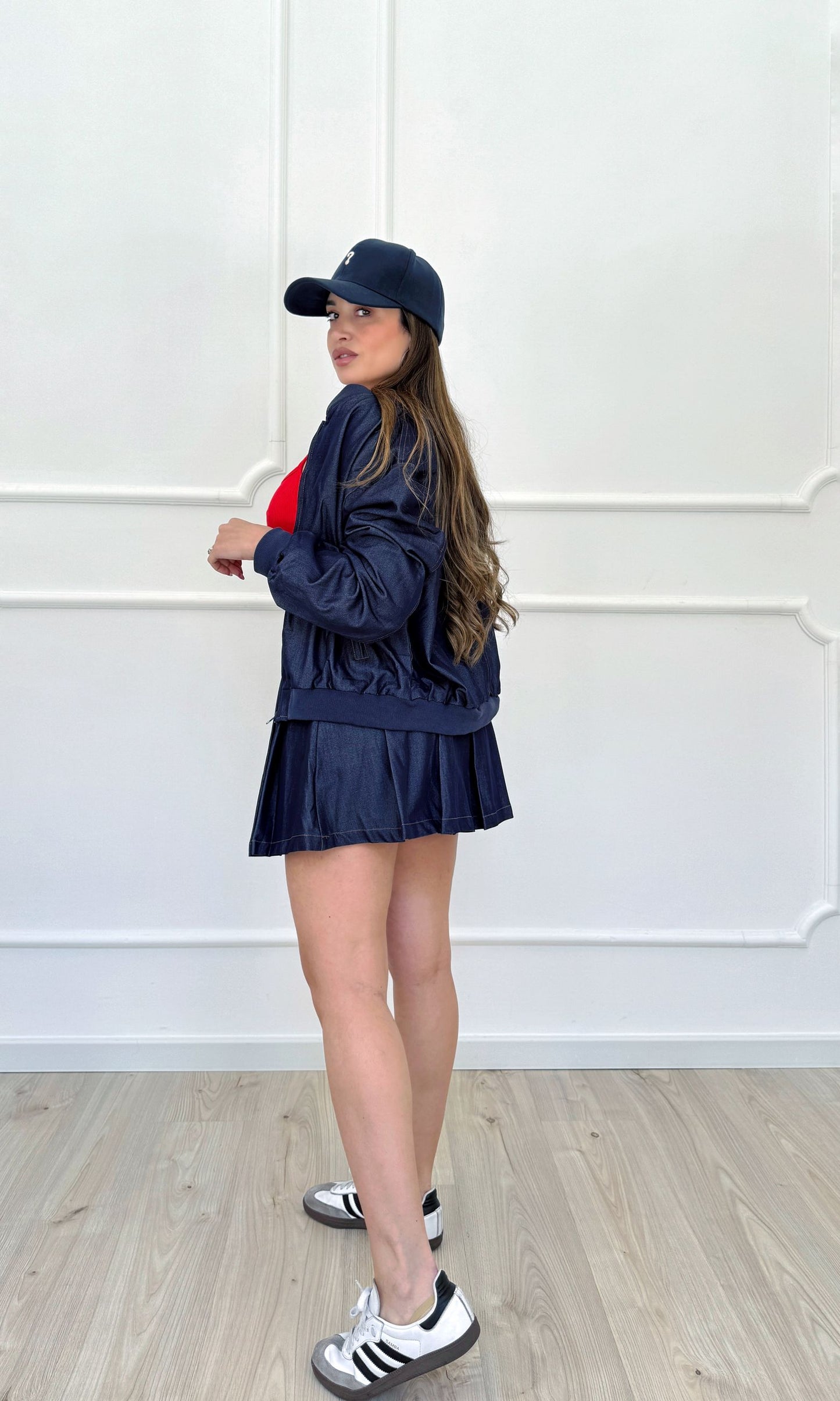 Completo college in denim