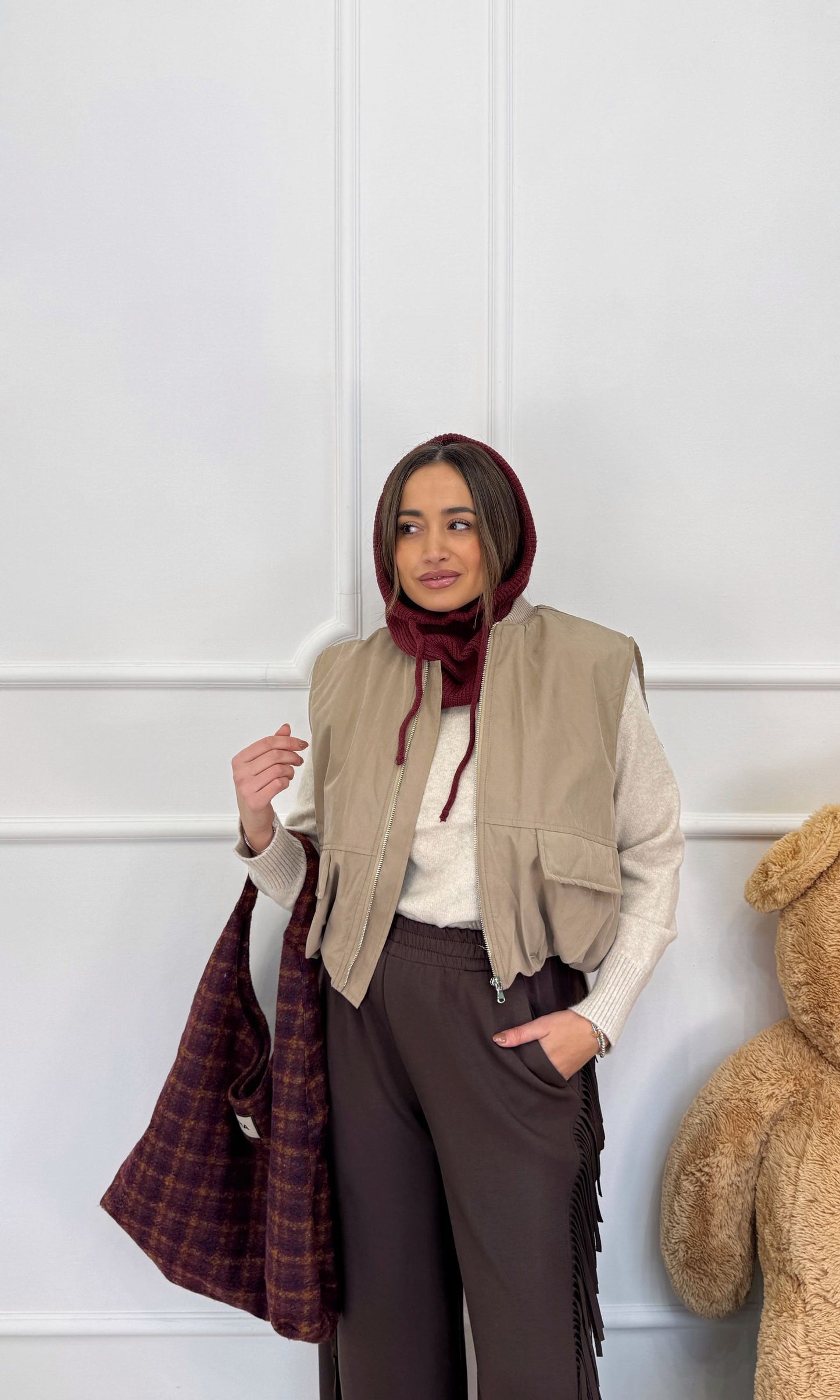 Smanicato Bomber Lumina Beige