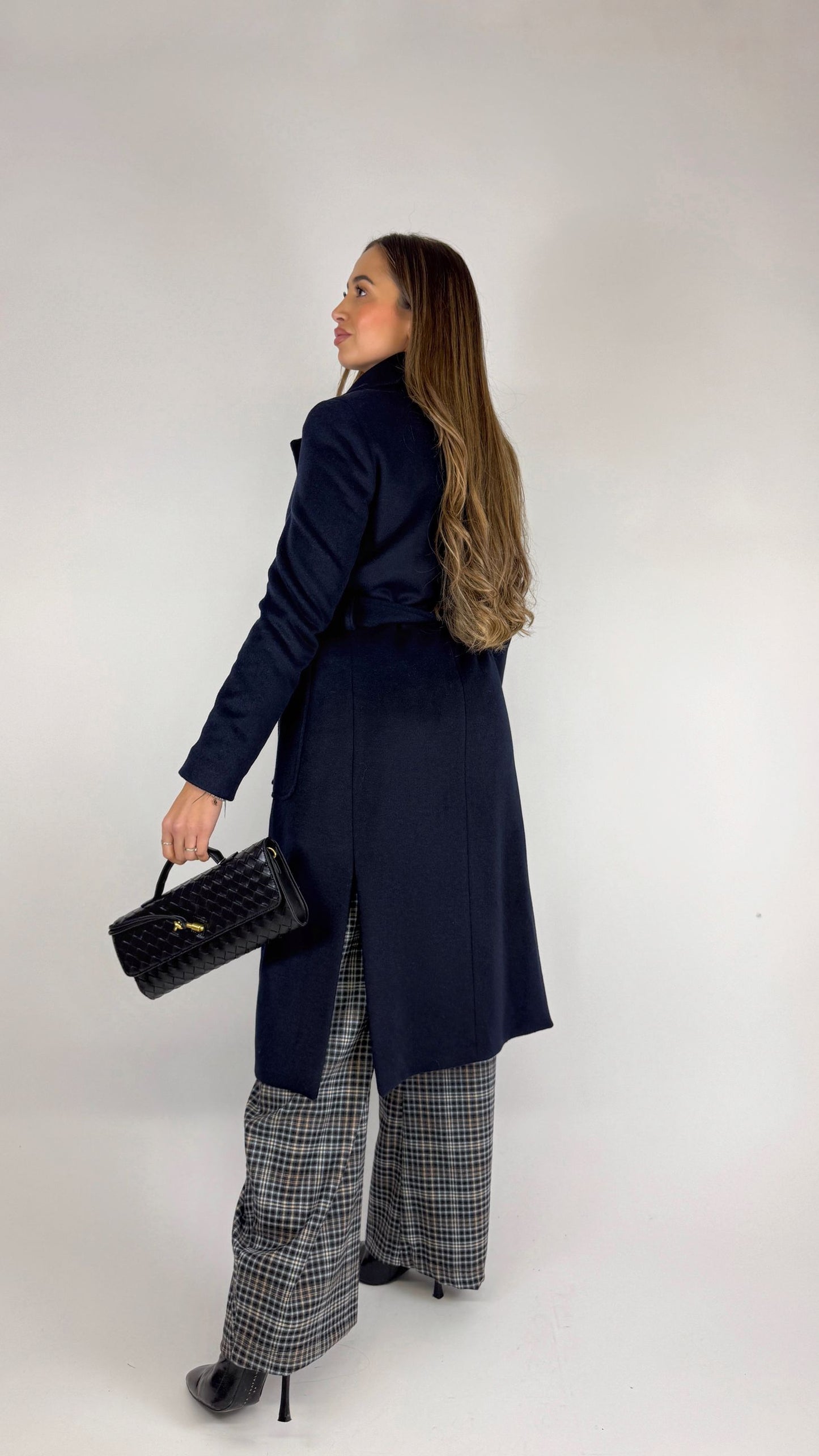 Cappotto Monopetto Blu 'By Miriam Russo'